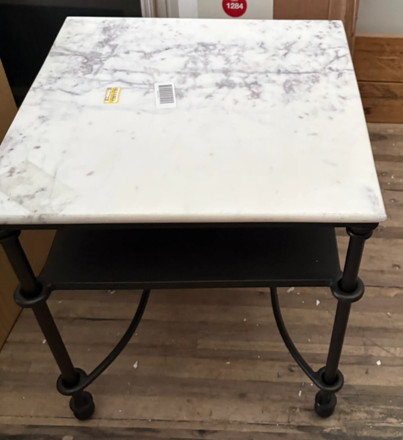 Marble Top End Table