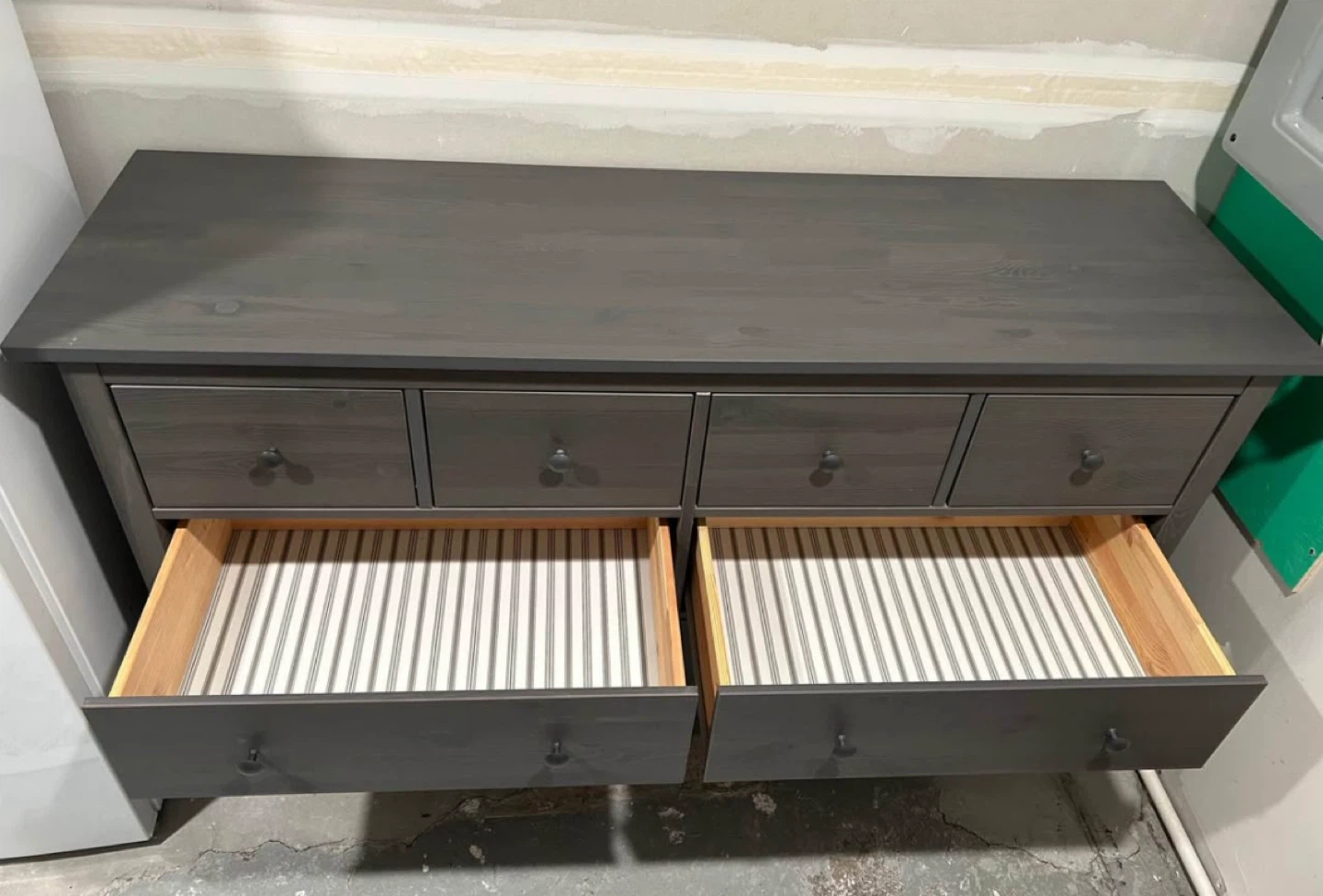 IKEA HEMNES dresser grey with 8 drawers - photo 3