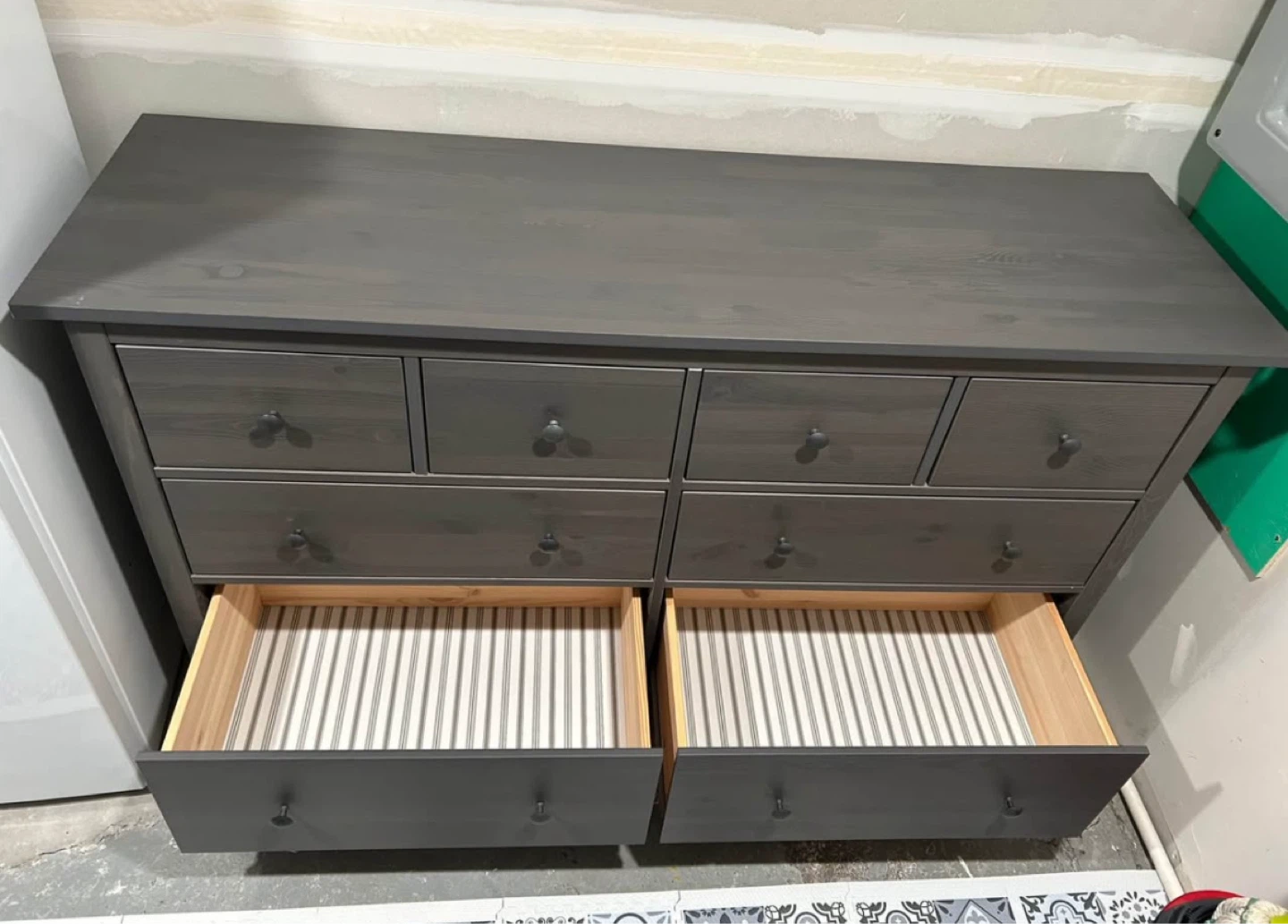 IKEA HEMNES dresser grey with 8 drawers - photo 4
