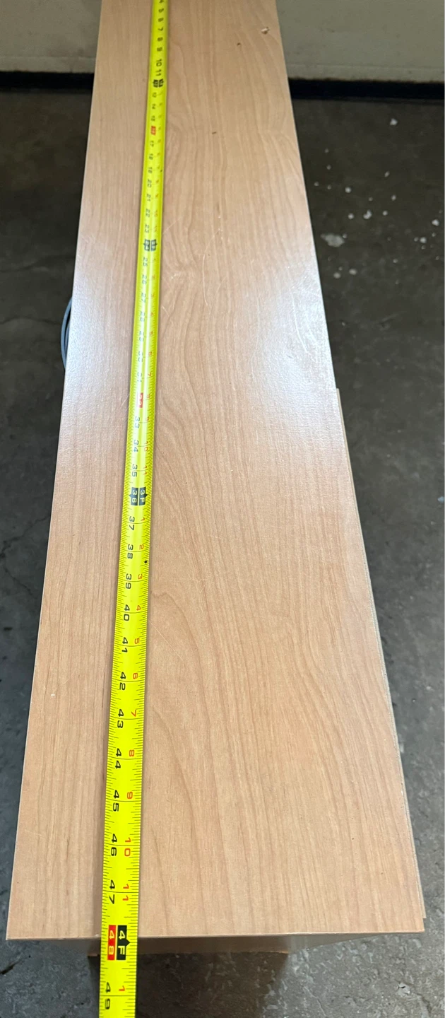Wood Veneer Entertainment Shelf - photo 3