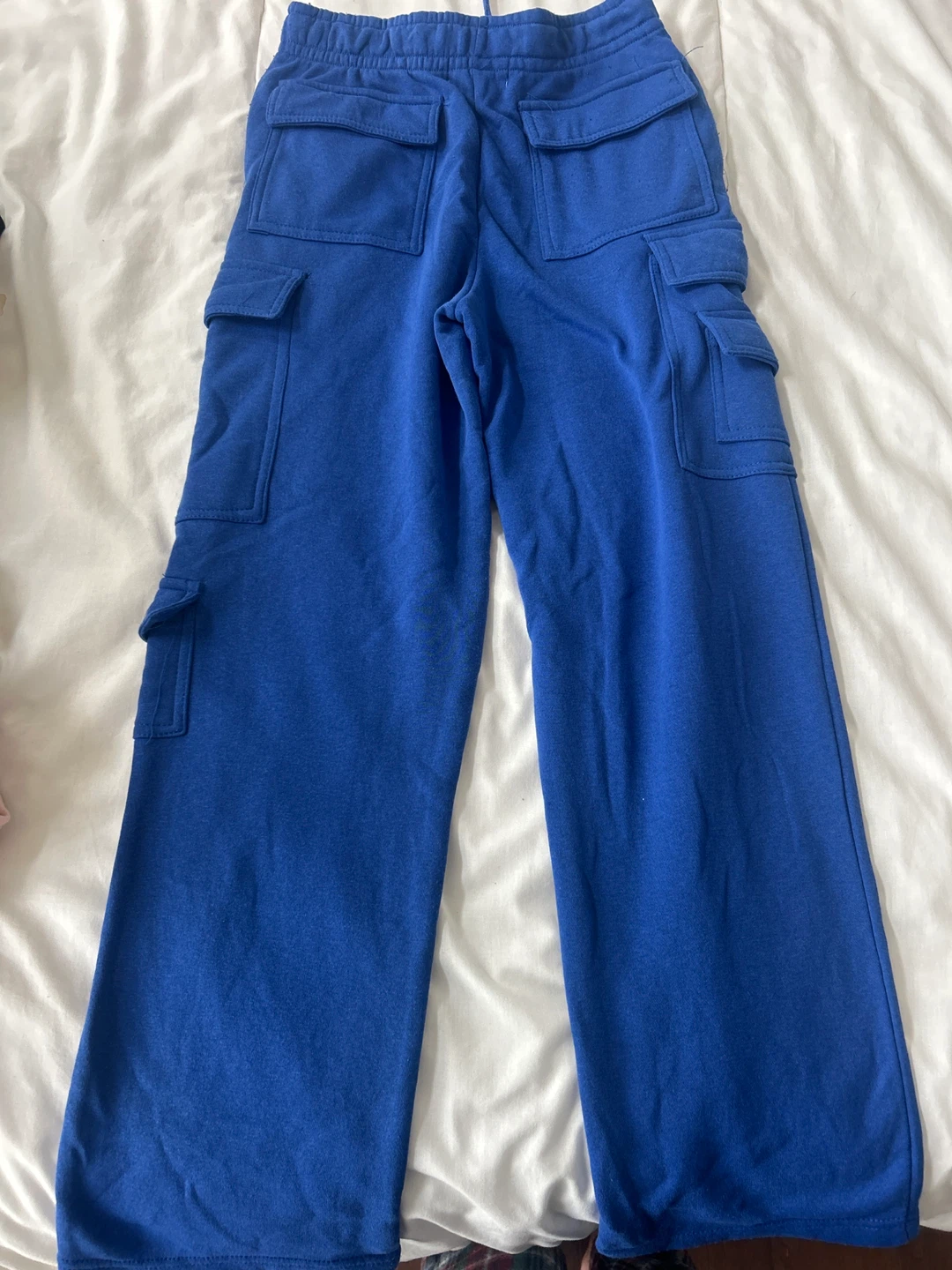Blue Cargo Sweatpants - photo 2