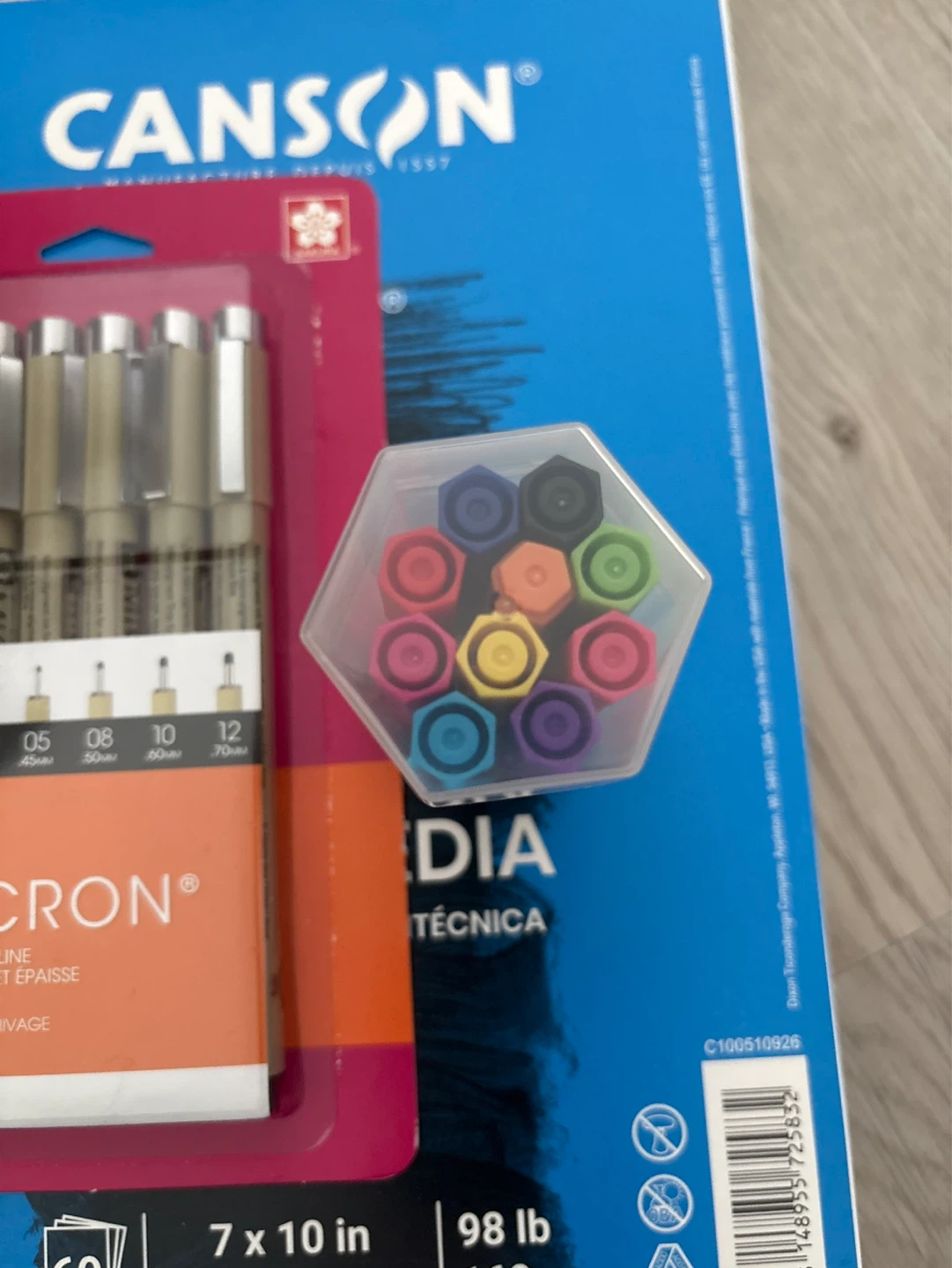 Art Bundle - Micron Pens, MUJI Markers, Canson Mixed Media Paper - photo 3