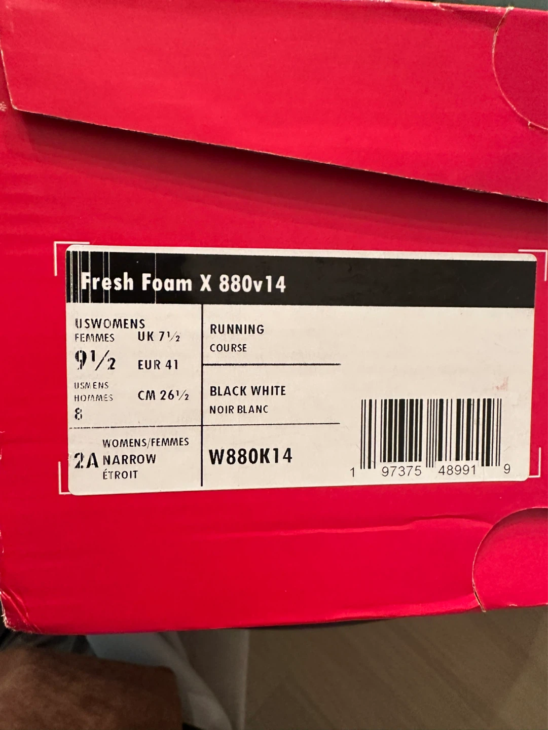 New Balance Fresh Foam X 880 v14 size 9.5 narrow - photo 5