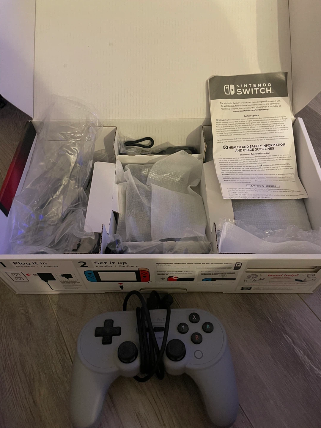 Nintendo Switch Console with Games - photo 3