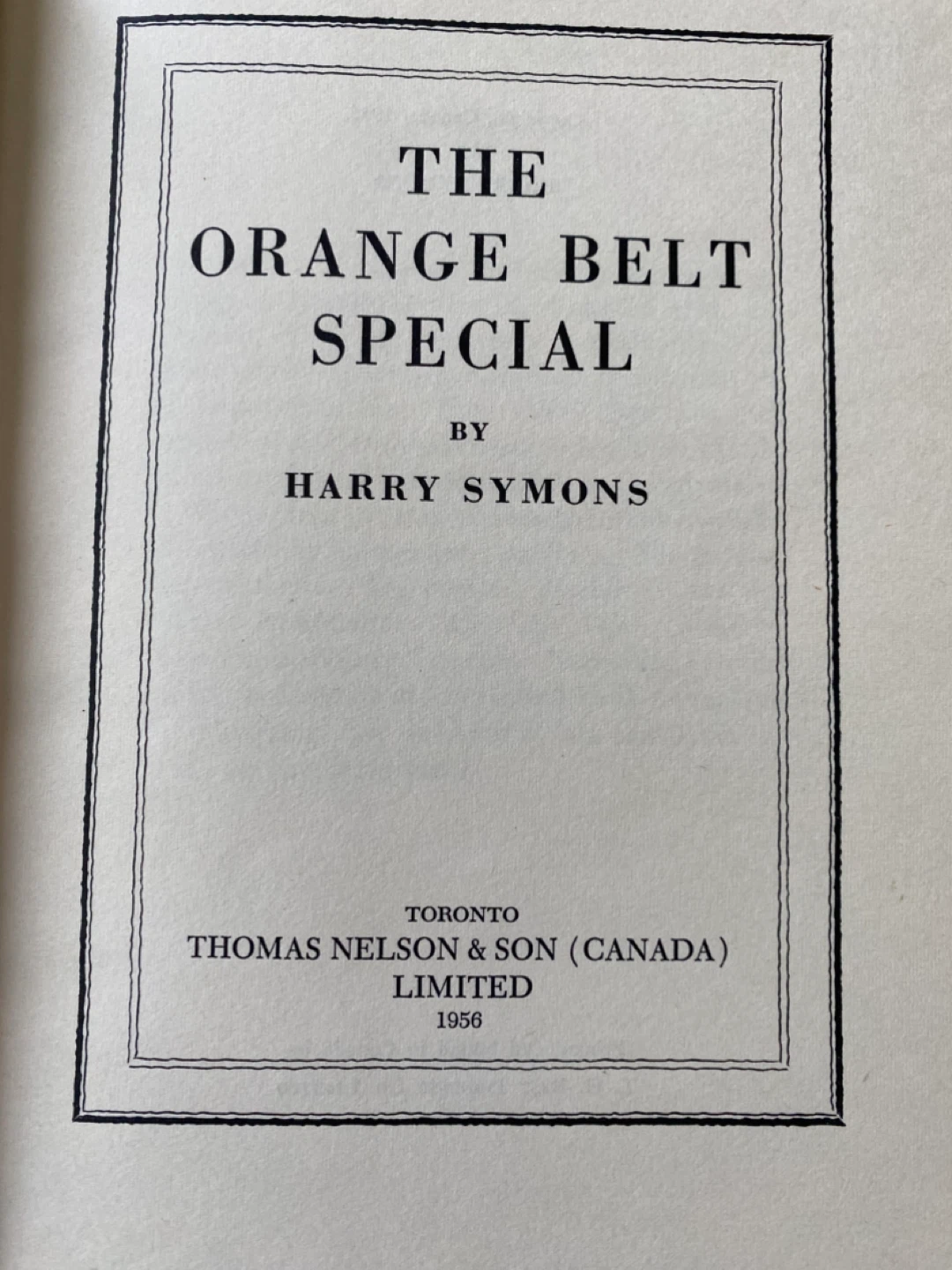 1956 The Orange Belt Special by Harry Symons - photo 3