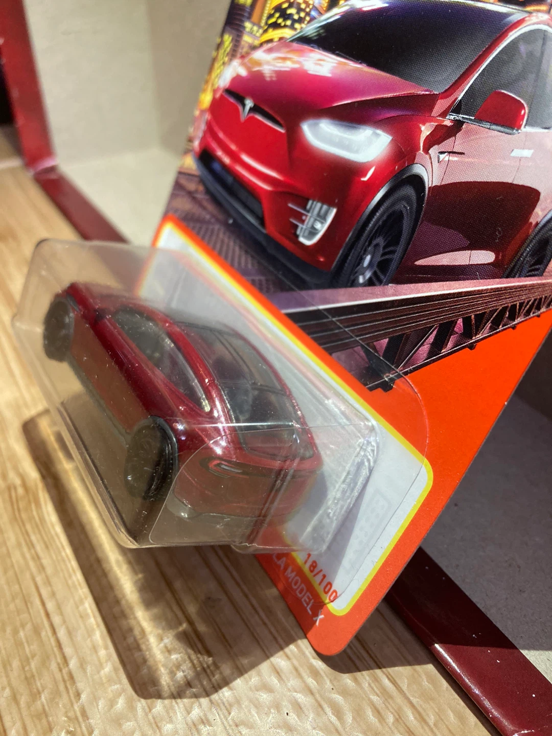 Matchbox / Tesla Model X / Red - photo 3