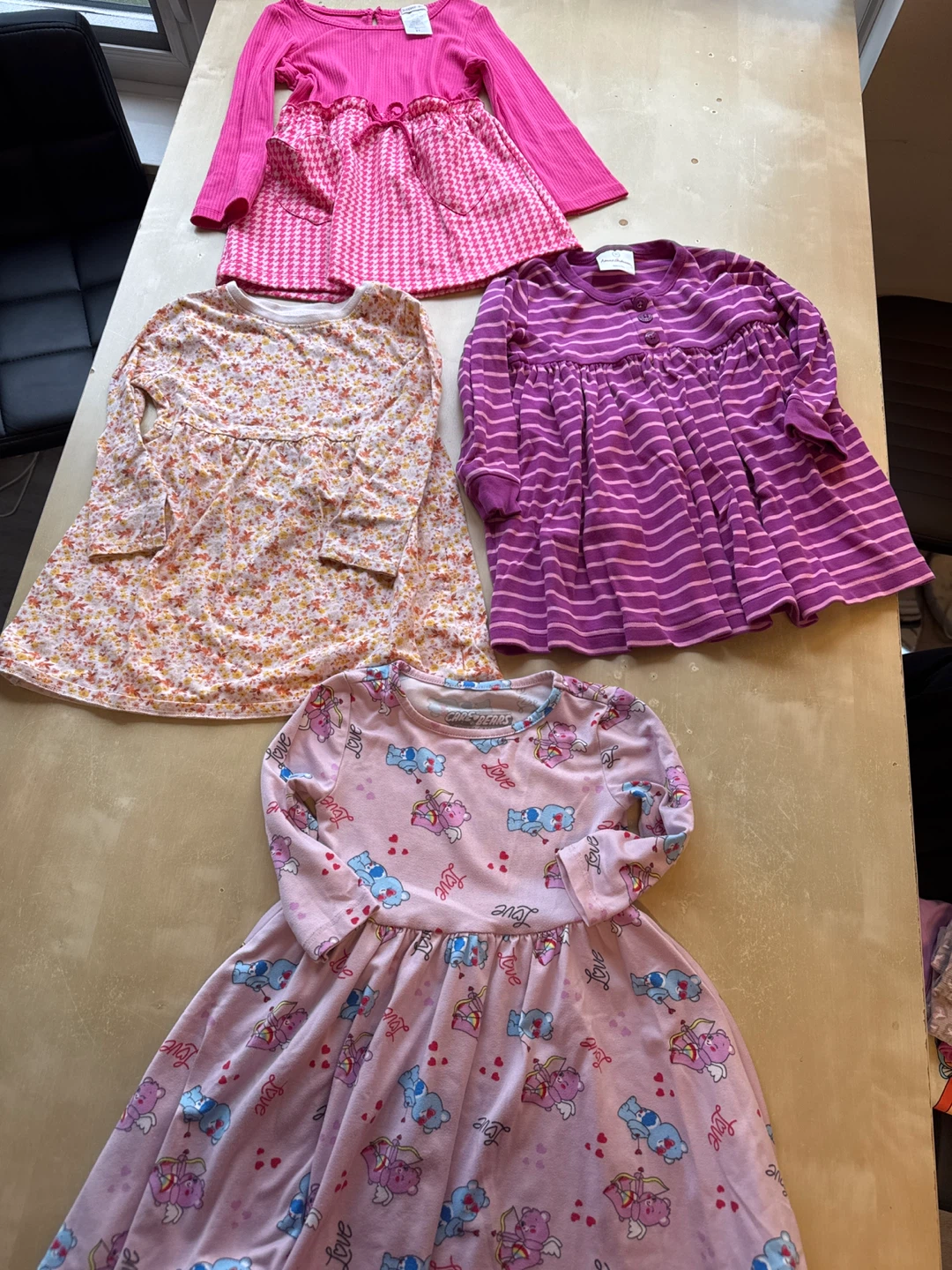 Girls' Long Sleeve Dresses