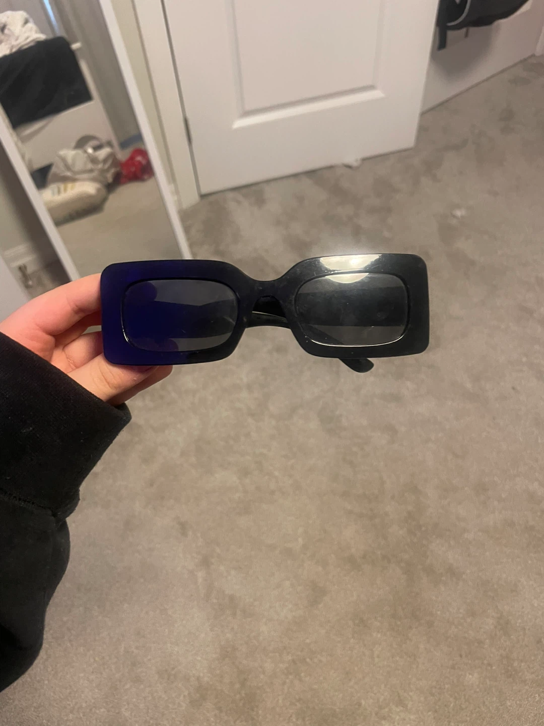Black Rectangular Sunglasses