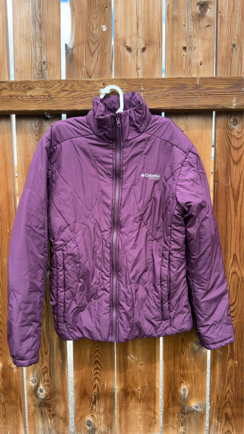 Columbia Titanium Women's Interchange Jacket - Purple - Size S