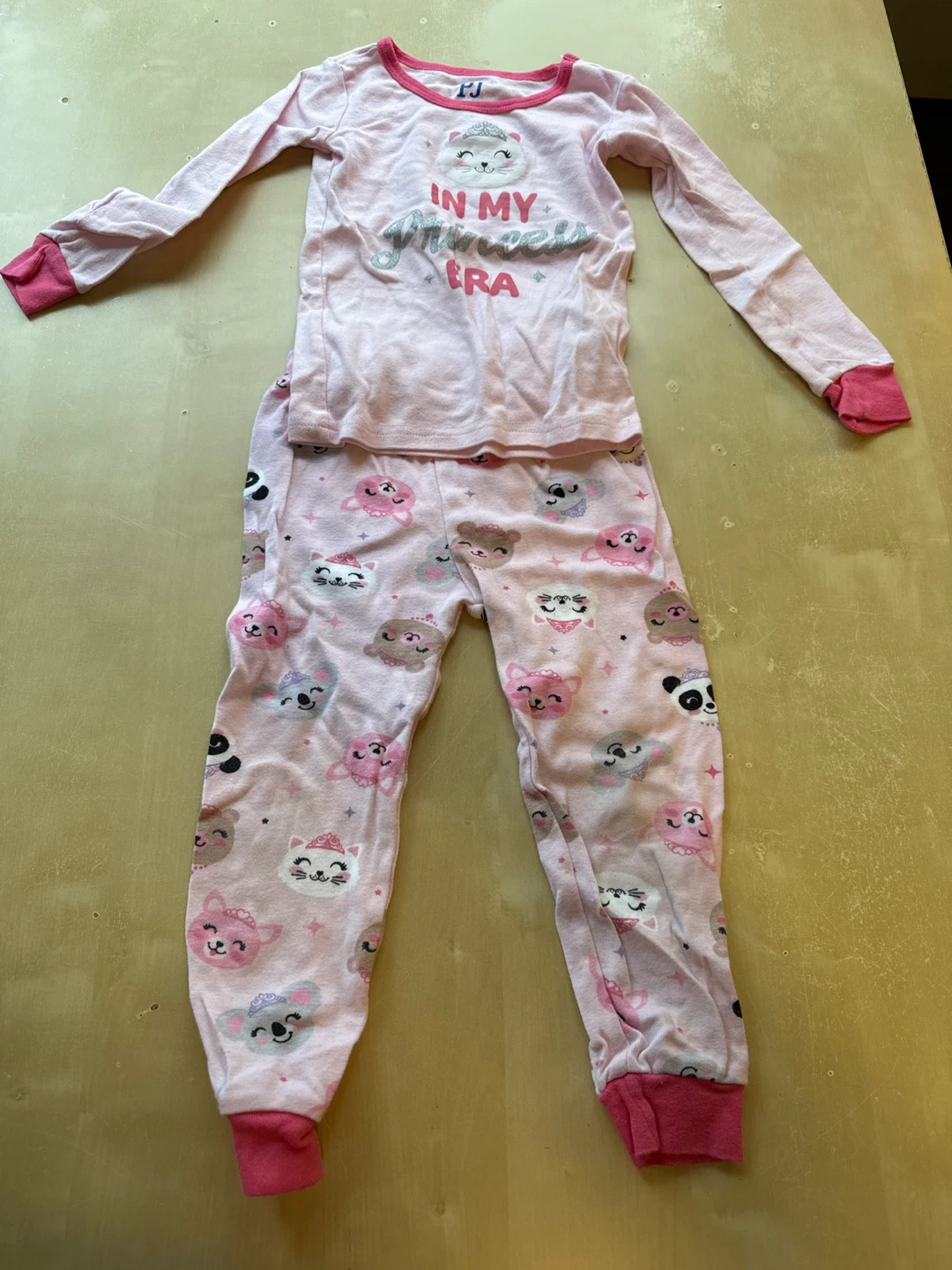 PJ Place Girls Pajama Set Size 3T