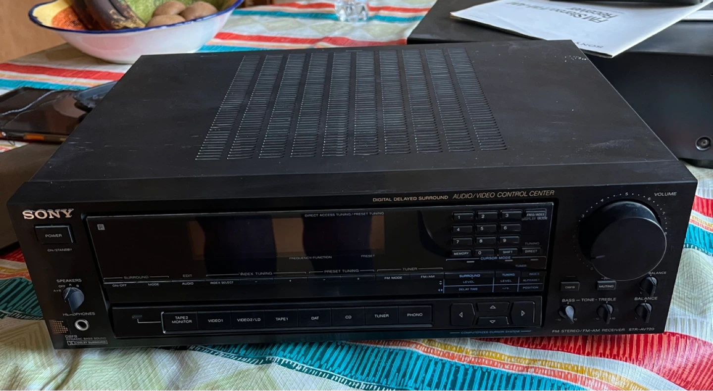 Sony STR-AV720 FM Stereo/FM-AM Receiver with Remote - photo 2
