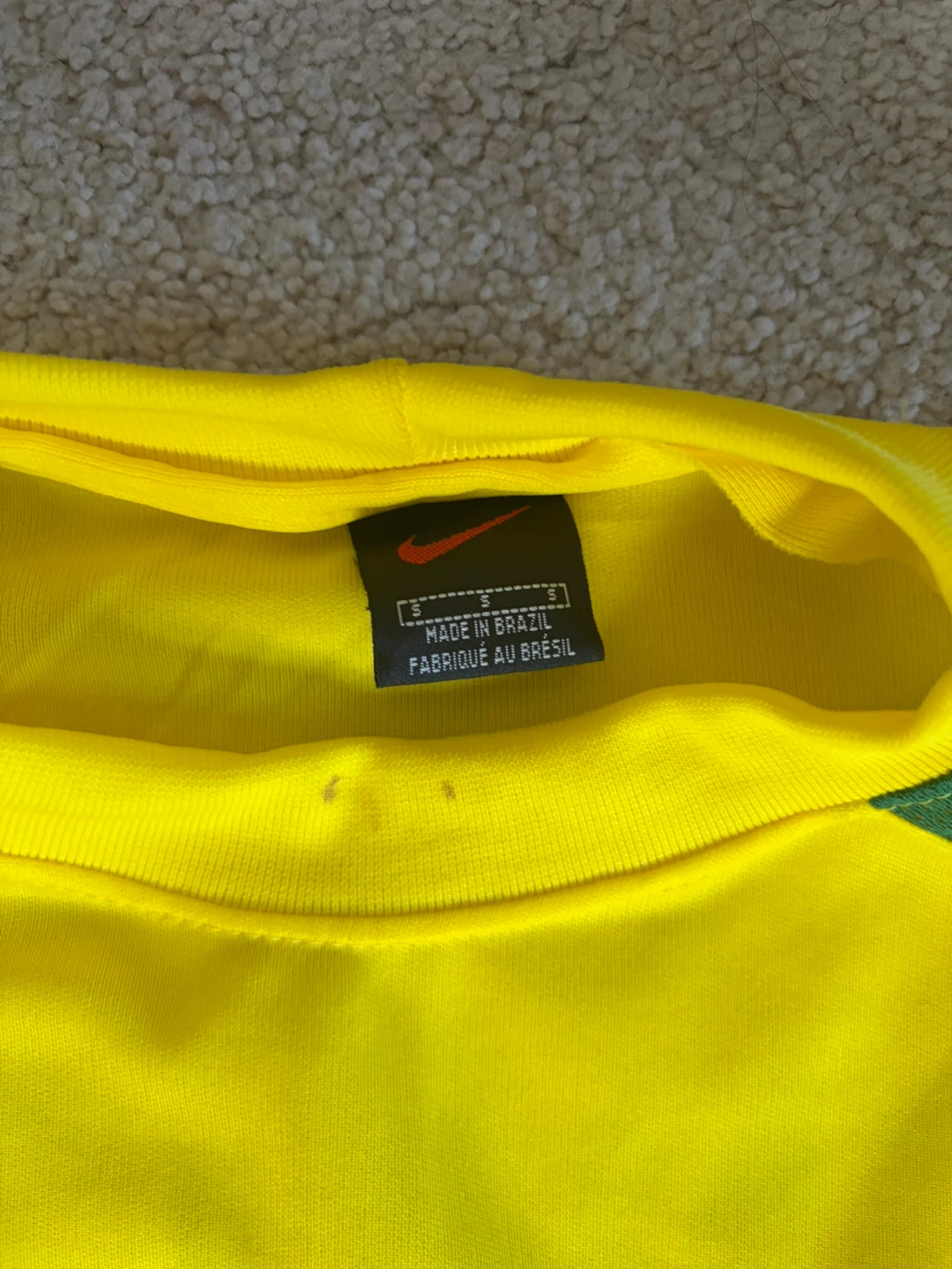 Nike Brazil National Team Ronaldo #9 Soccer Jersey - photo 2