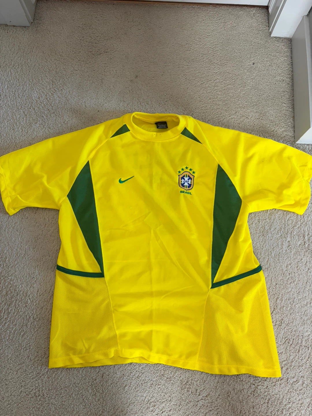 Nike Brazil National Team Ronaldo #9 Soccer Jersey