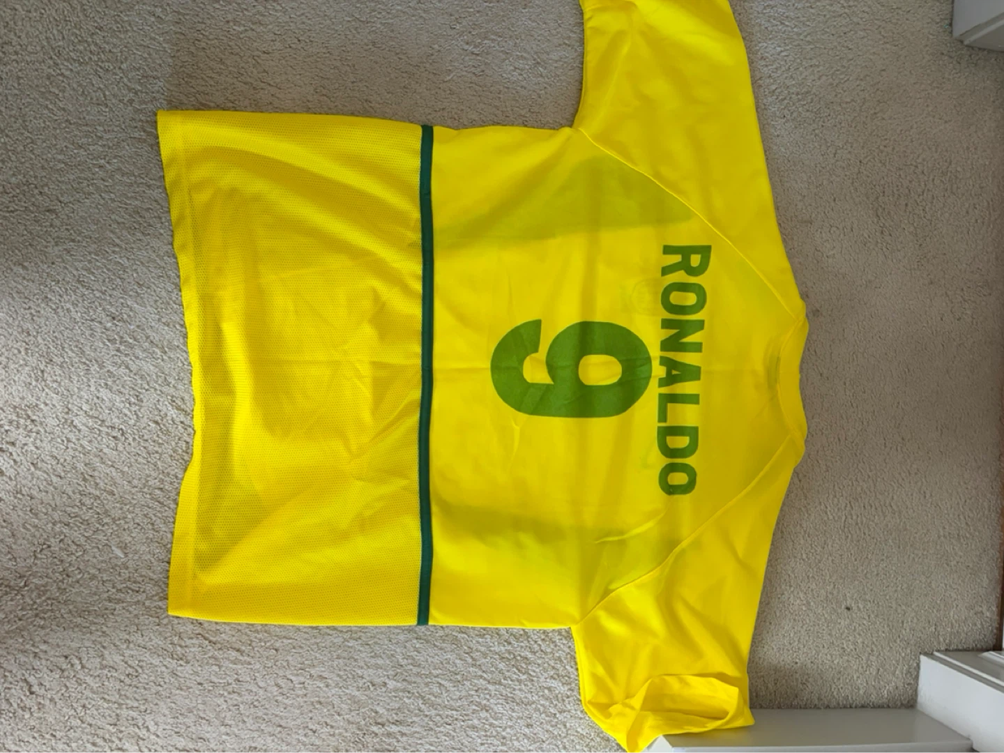 Nike Brazil National Team Ronaldo #9 Soccer Jersey - photo 3