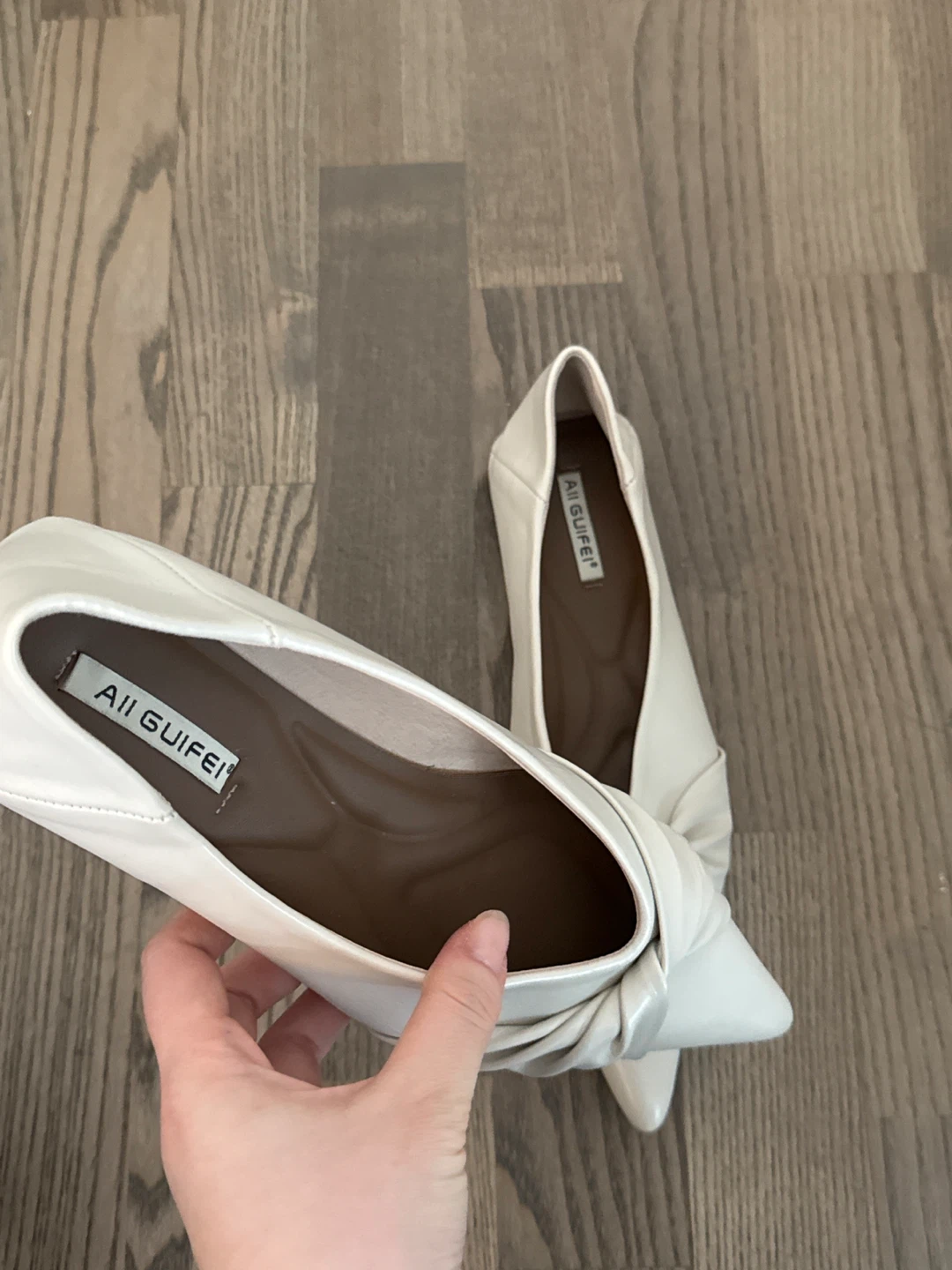 Brand New White Pointed Toe Flats - photo 2
