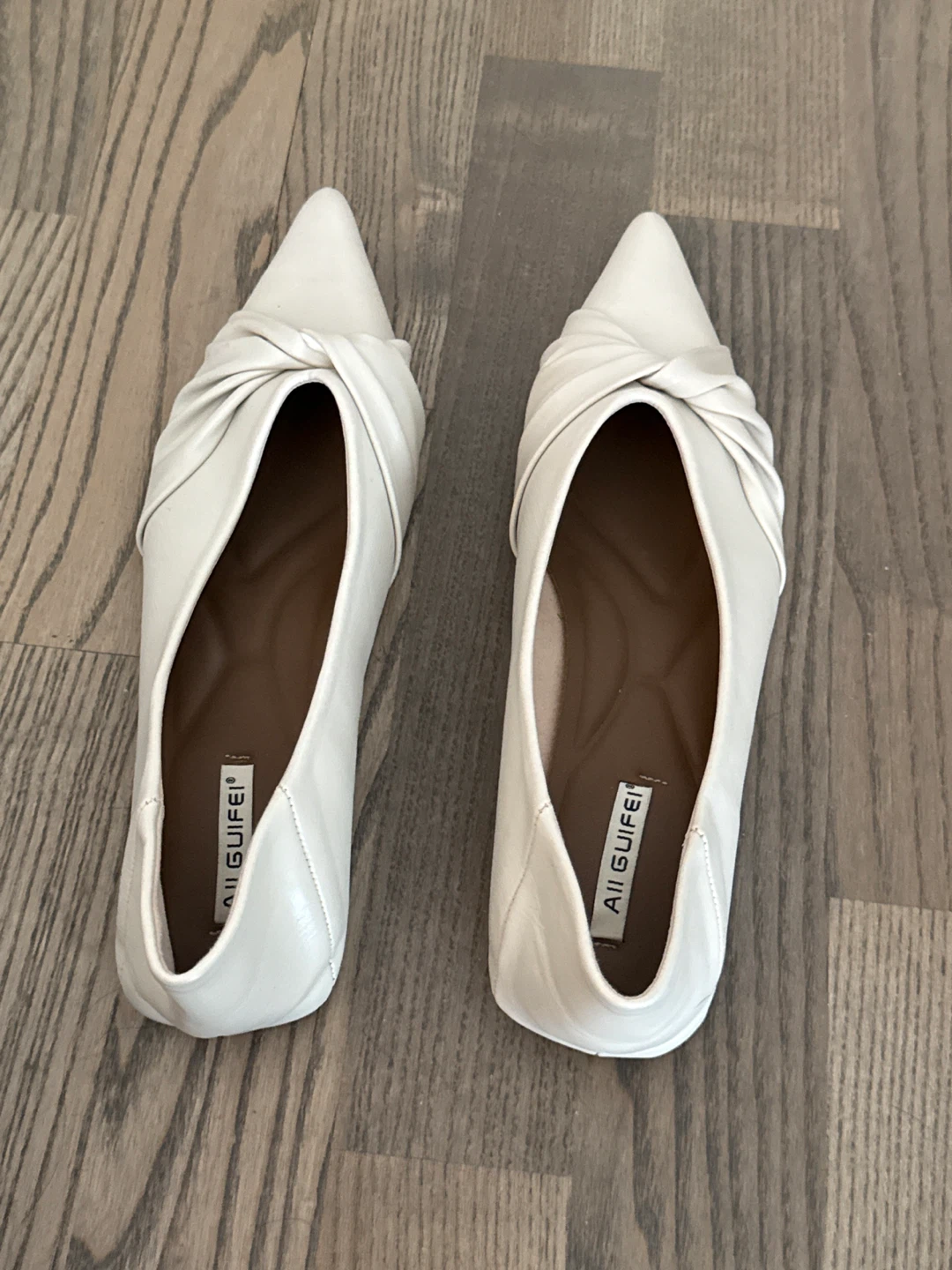 Brand New White Pointed Toe Flats - photo 3