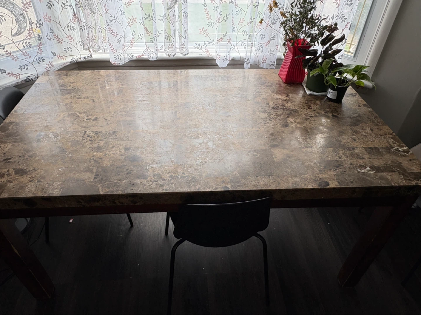 Large Marble Dining Table