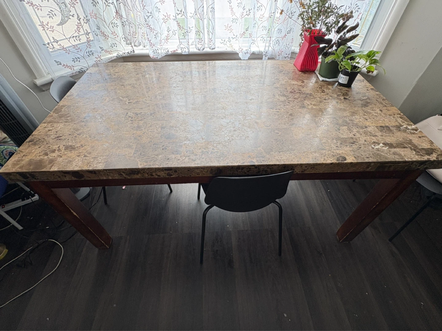 Large Marble Dining Table - photo 5