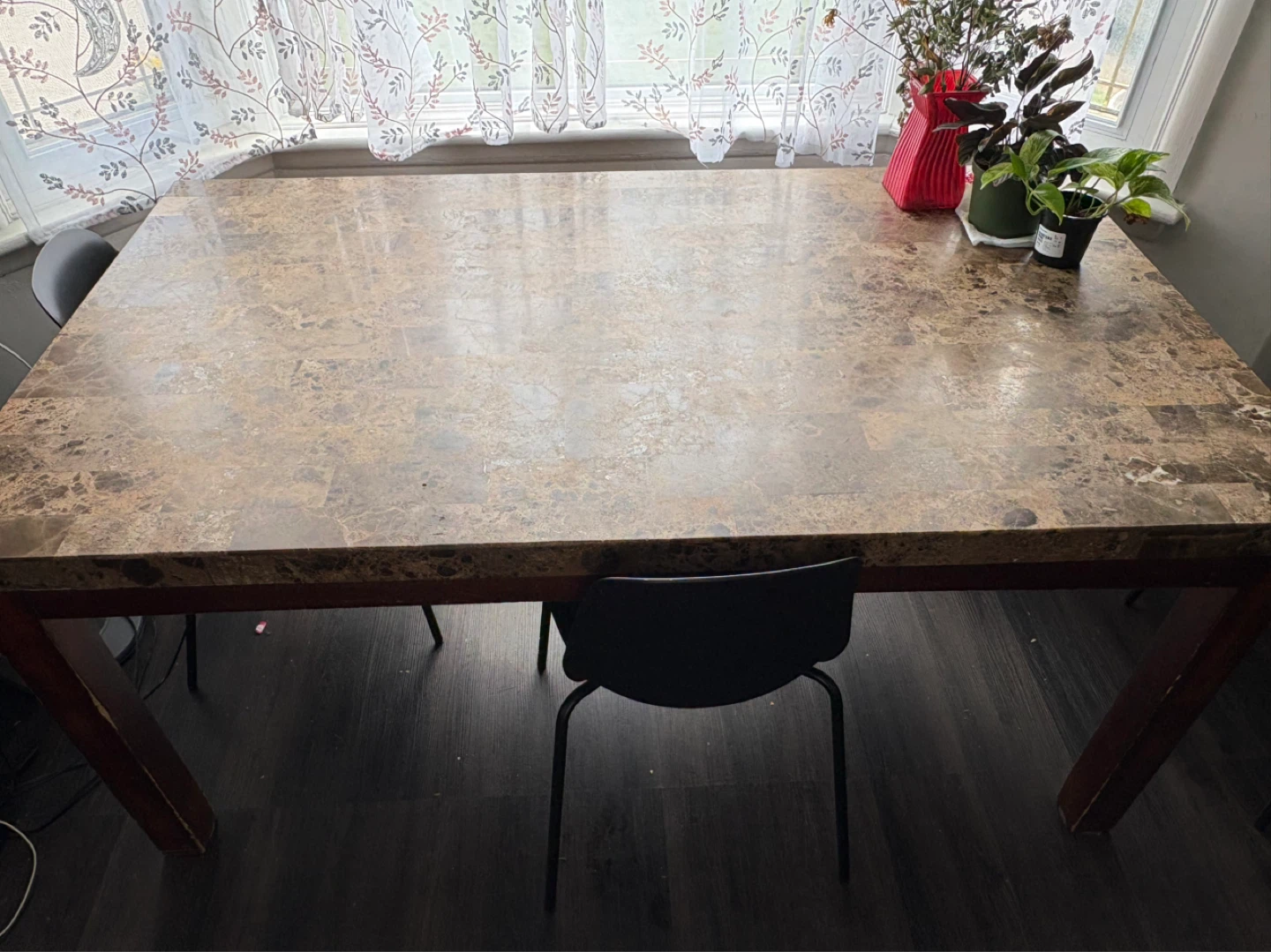 Large Marble Dining Table - photo 2
