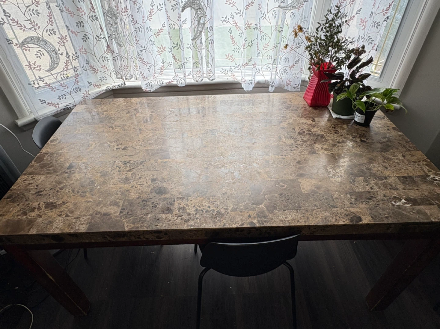 Large Marble Dining Table - photo 4