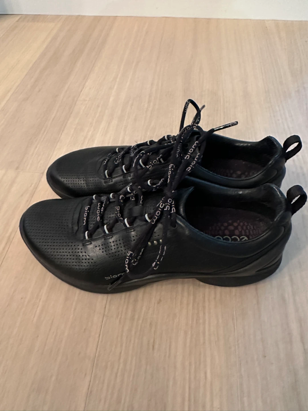 Ecco BIOM FJEL Low Cut Lace Shoes - Black