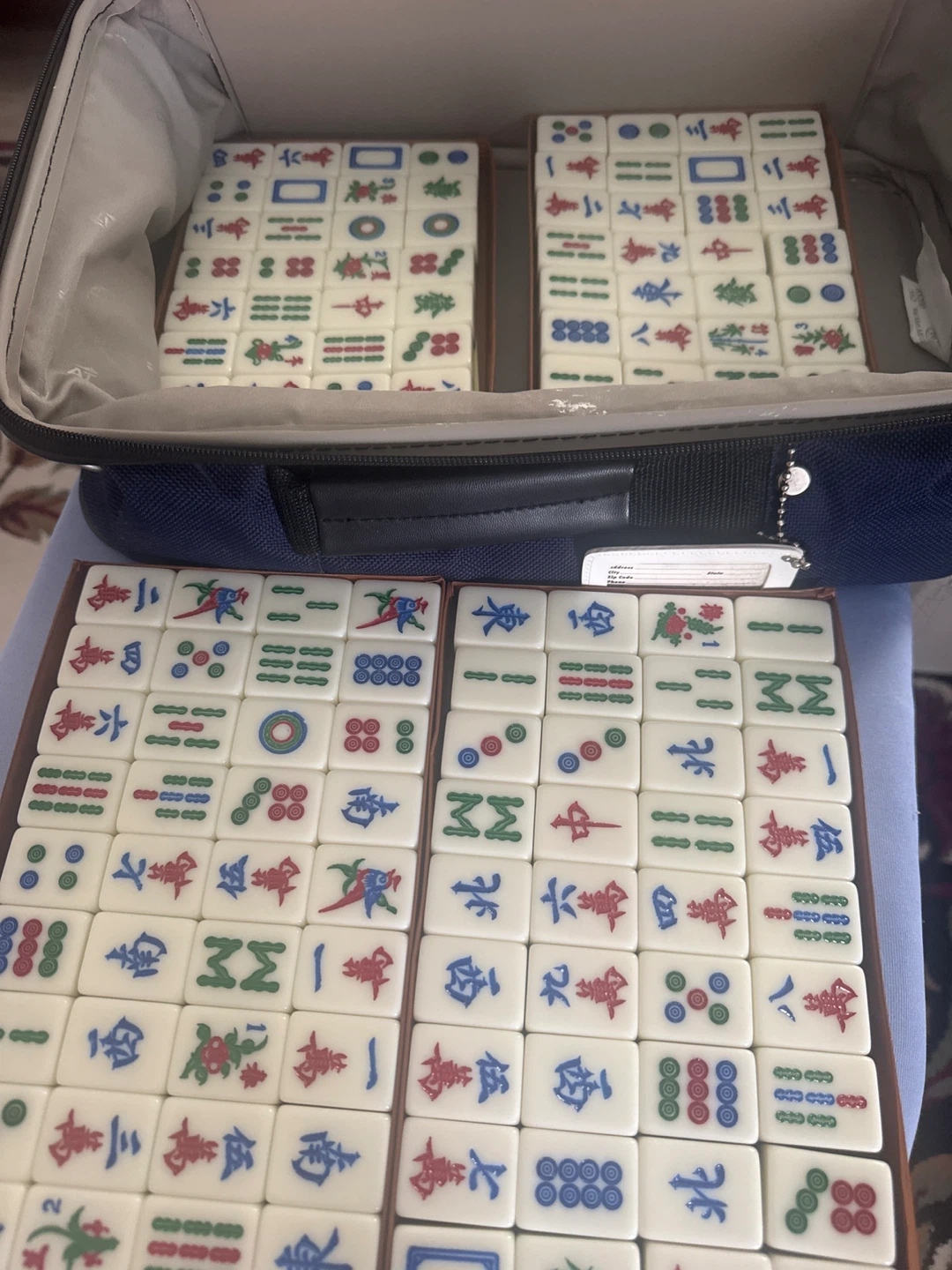 Mahjong Set with Case