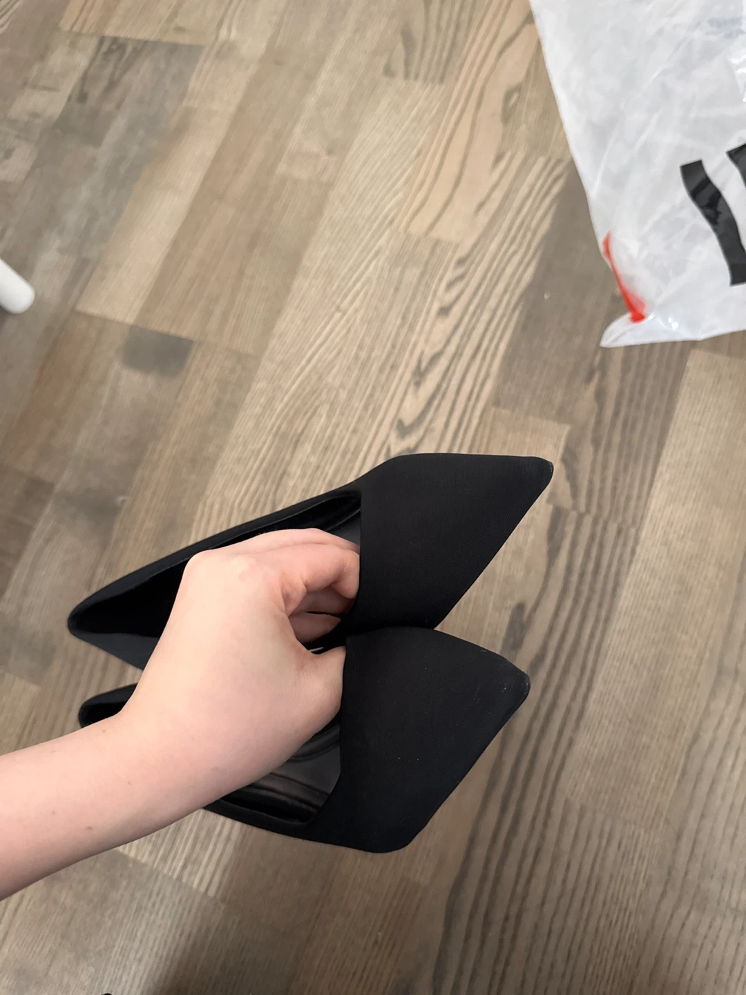 New ZARA Black Pointed Toe Heeled Mules - photo 4