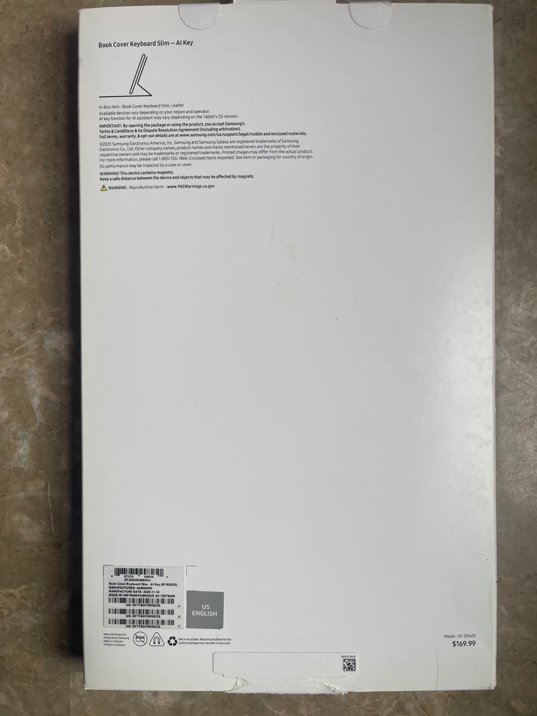 Samsung Book Cover Keyboard Slim - for Galaxy Tab S10 FE+ | 5G - photo 2