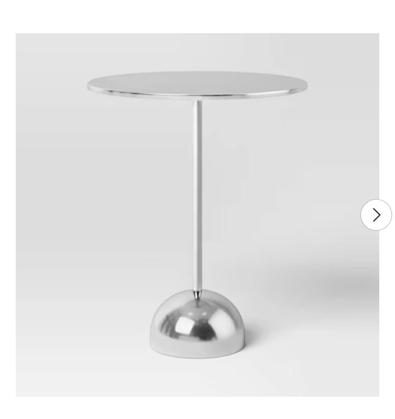 Round Metal Accent Table
