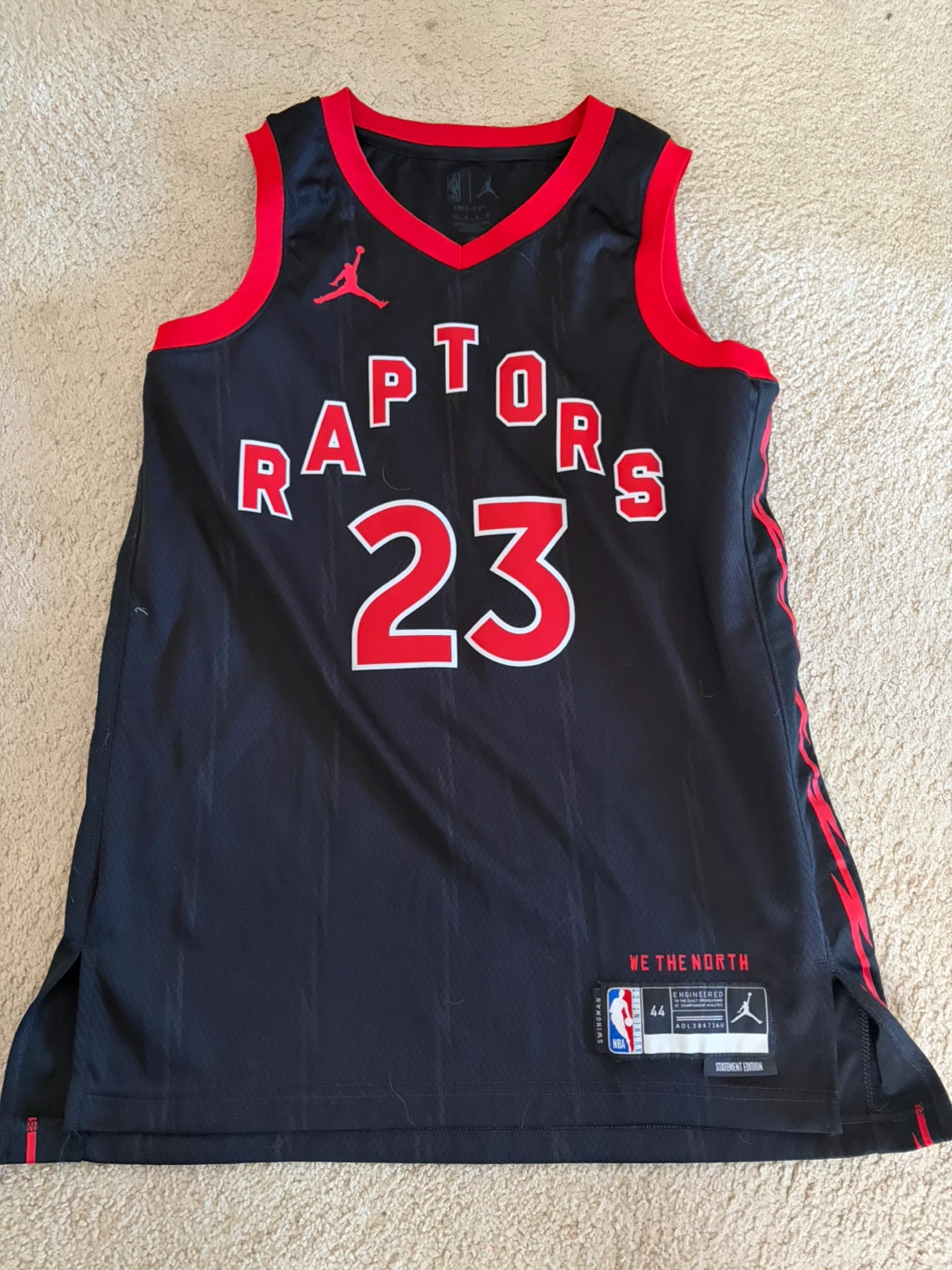 Toronto Raptors 23 VanVleet Statement Edition Jersey