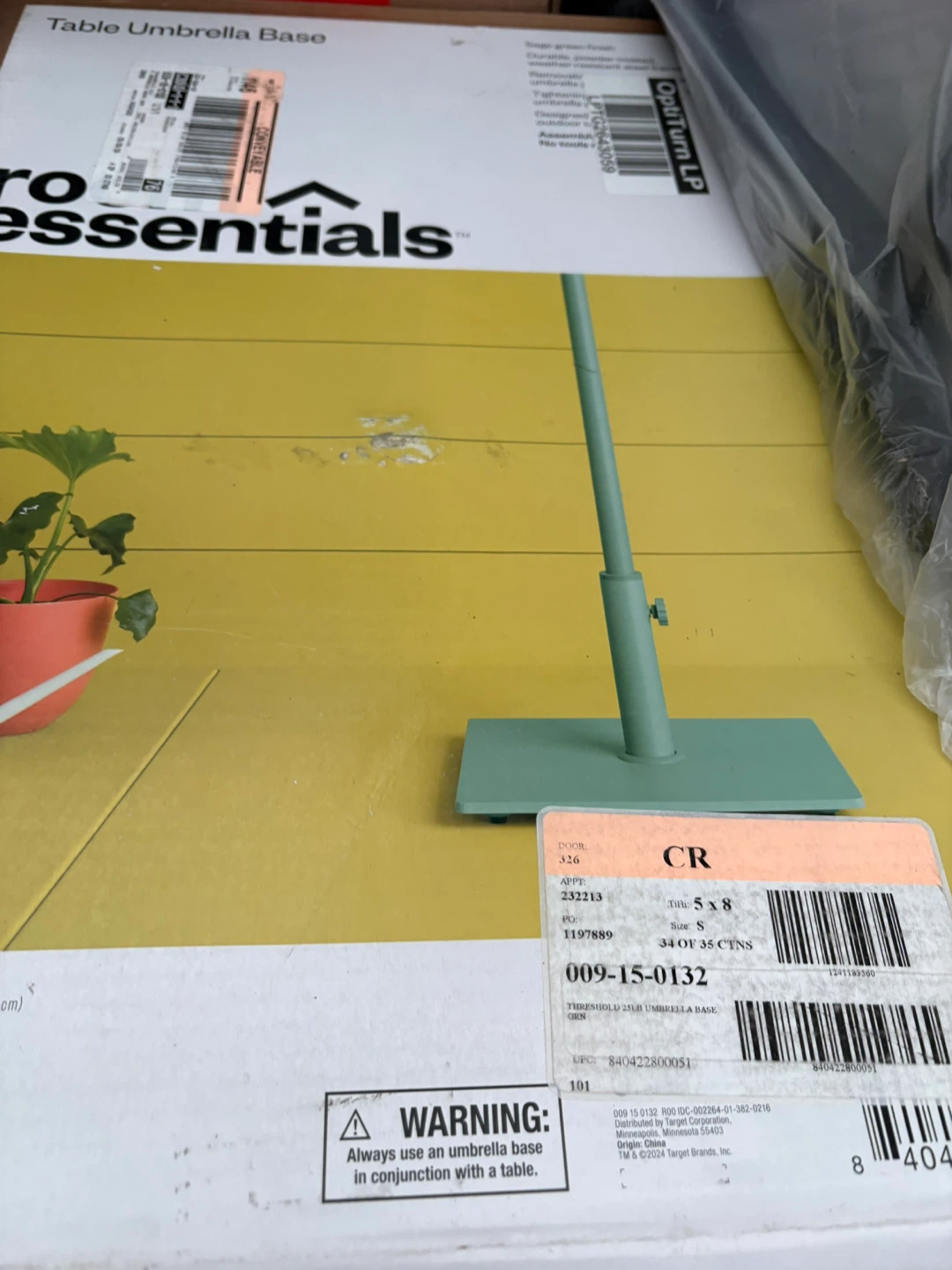 Threshold Table Umbrella Base