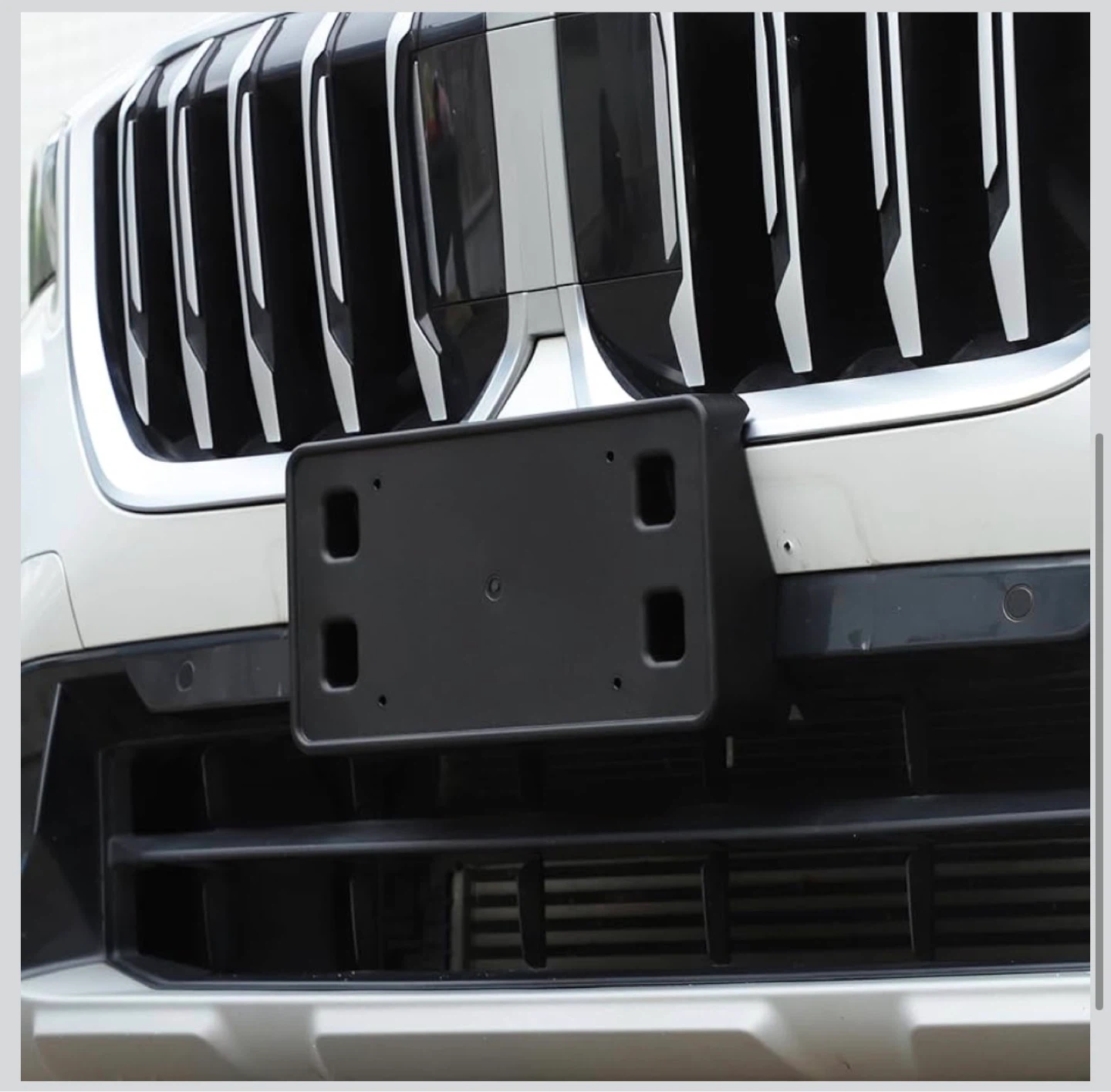 BMW X1 License Plate Bracket Holder Frame (U11) 2023-2025 - photo 4