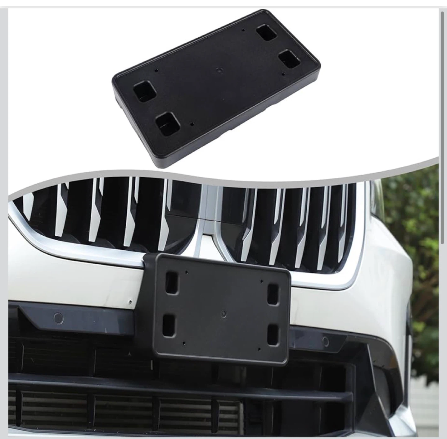 BMW X1 License Plate Bracket Holder Frame (U11) 2023-2025
