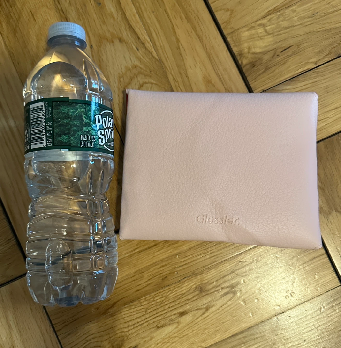 Glossier Pink Envelope Clutch Pouch - photo 2