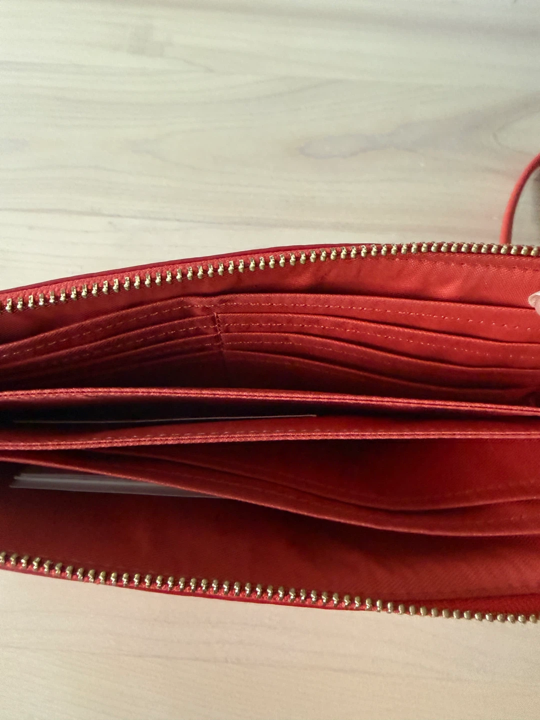 Coach Wristlet Wallet - orange - photo 4
