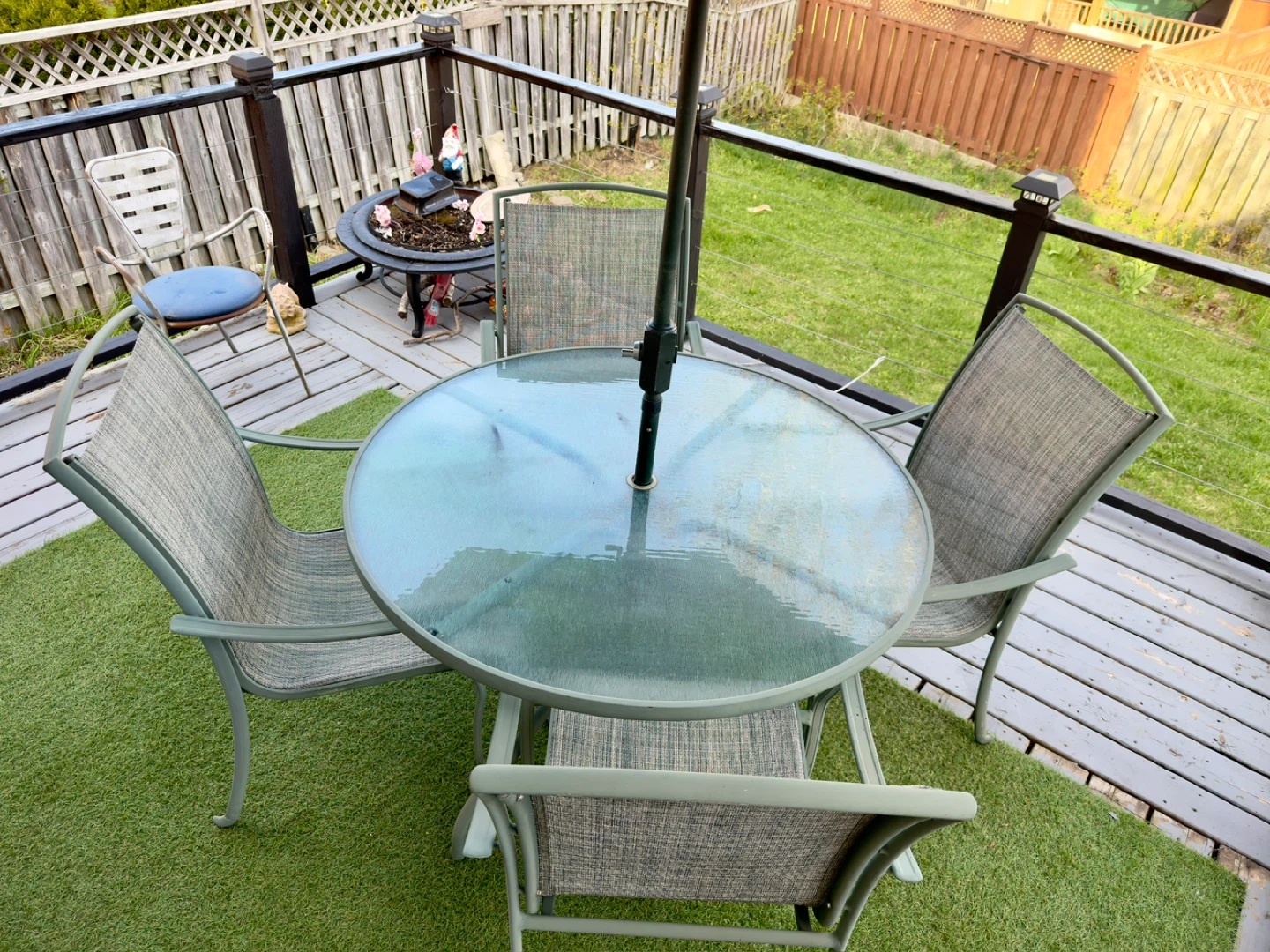 Patio Deck Furniture Set with Umbrella - photo 3
