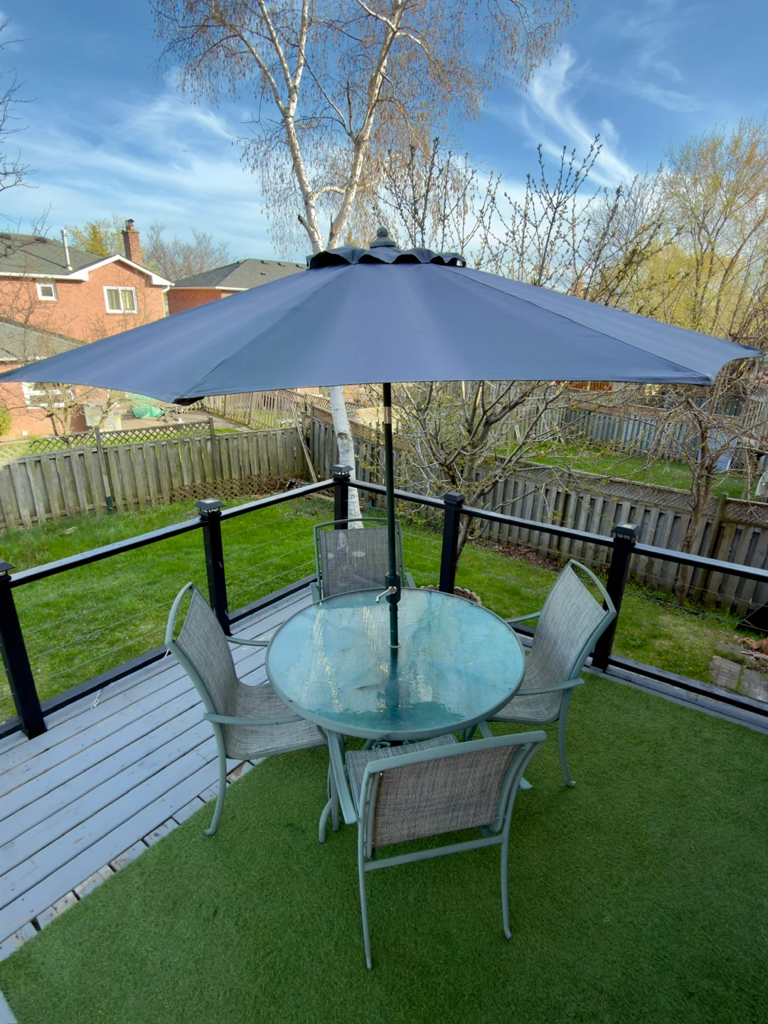 Patio Deck Furniture Set with Umbrella - photo 2