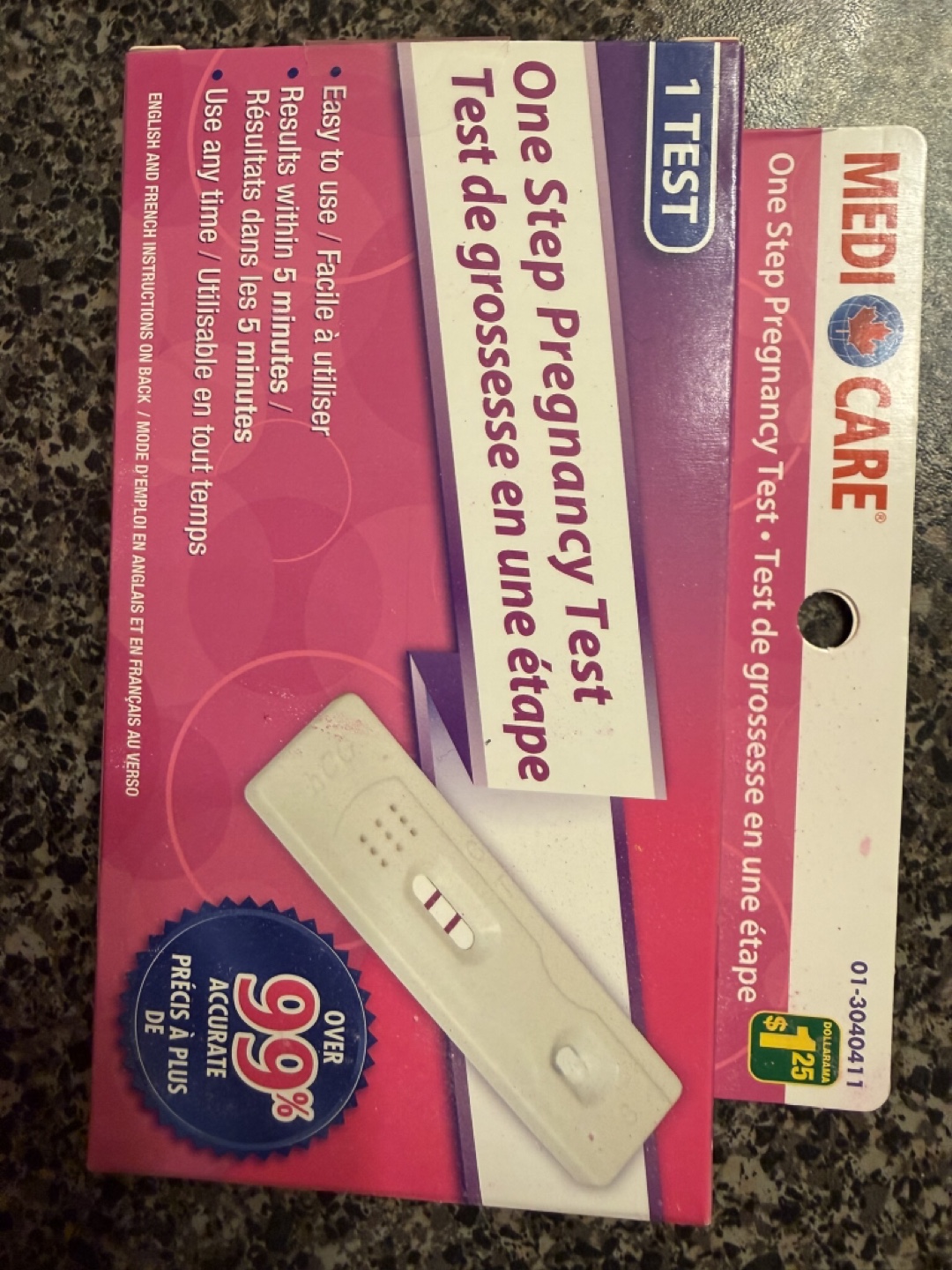 Medi-Care One Step Pregnancy Test Kit