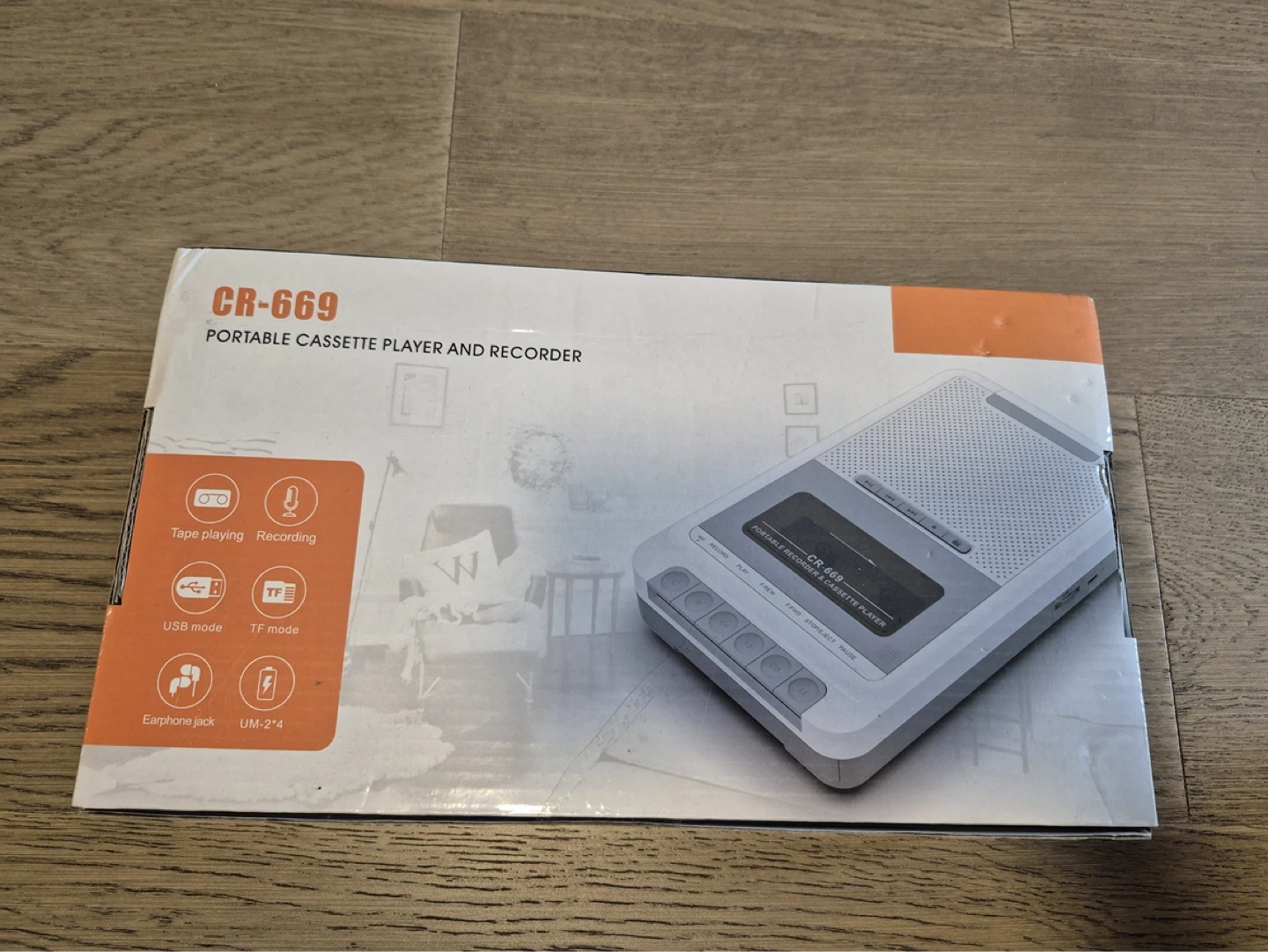 CR-669 Portable Cassette Player and Recorder - photo 3