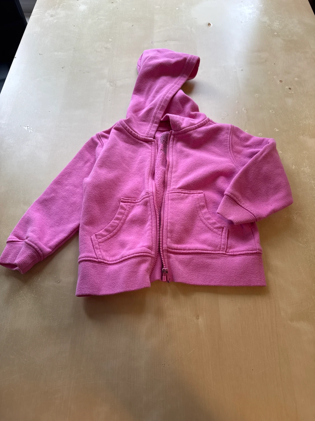 George Pink Hoodie Zip-Up Size 2T
