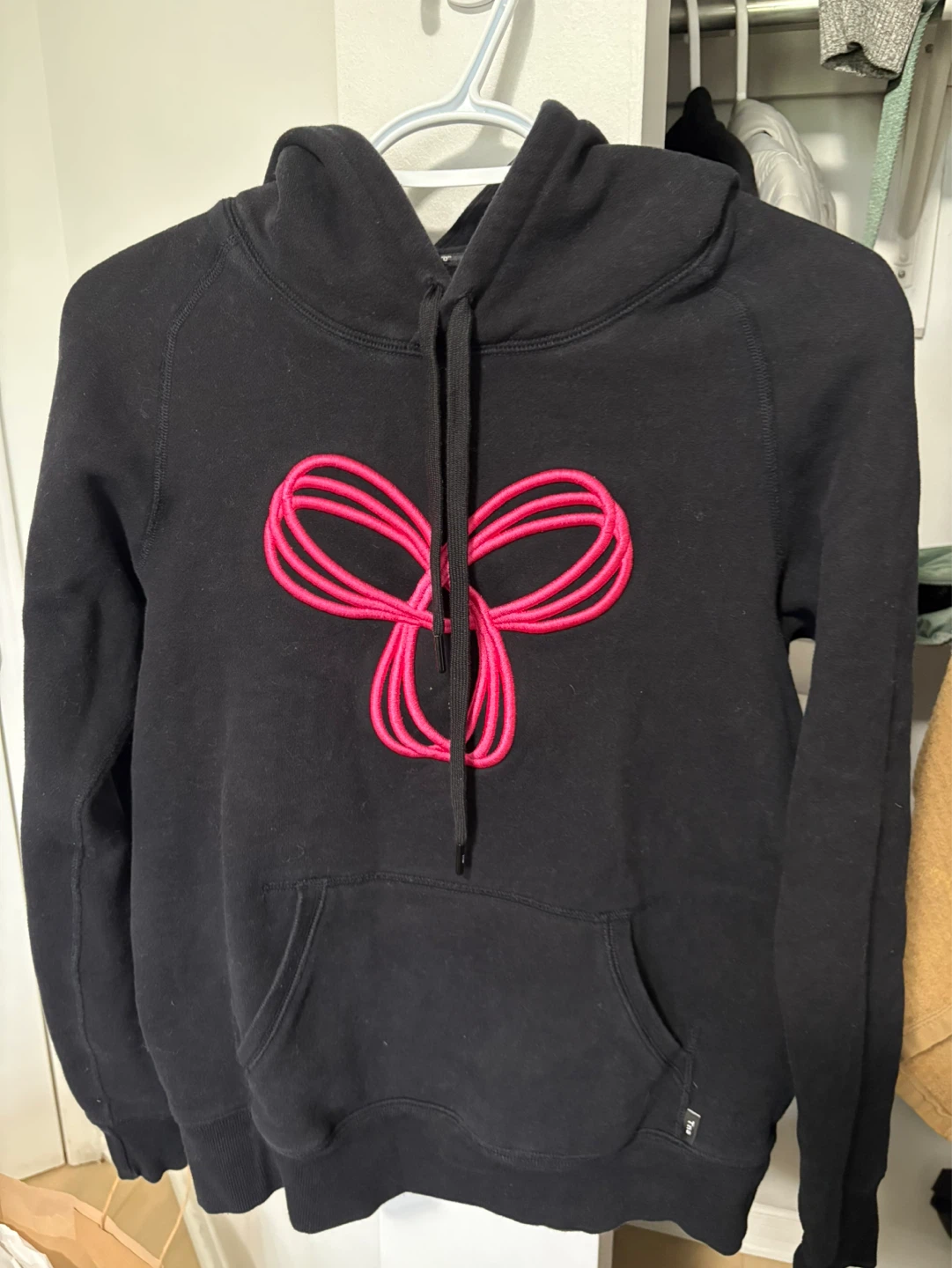 Tna Black Hoodie with Pink Logo - photo 2