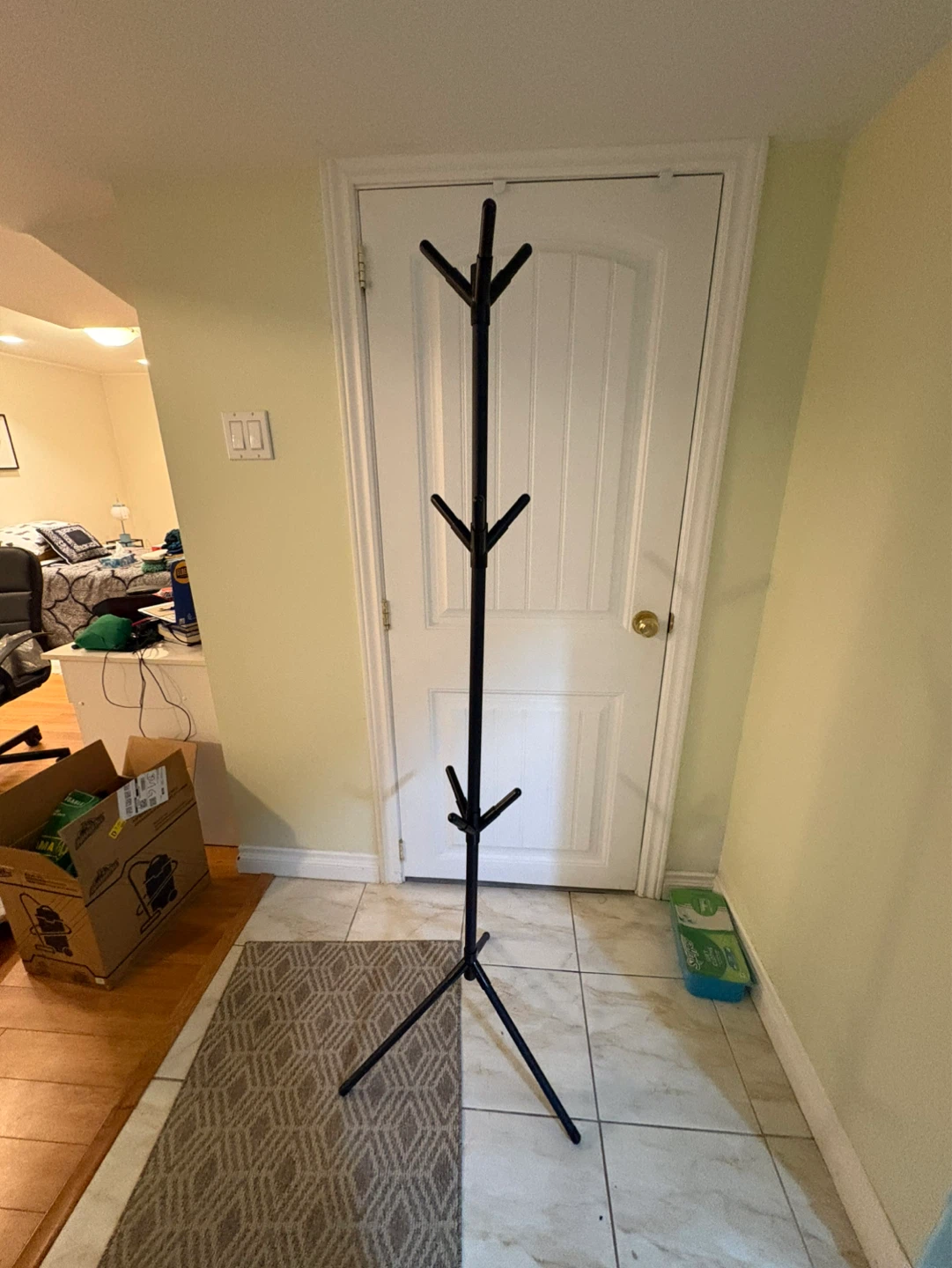 Black Coat Rack Stand