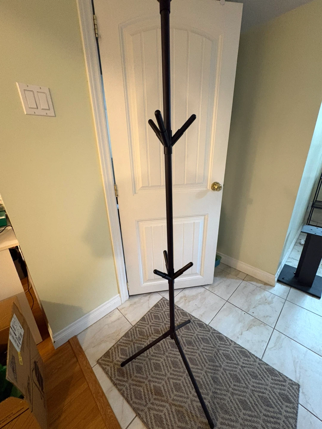 Black Coat Rack Stand - photo 2