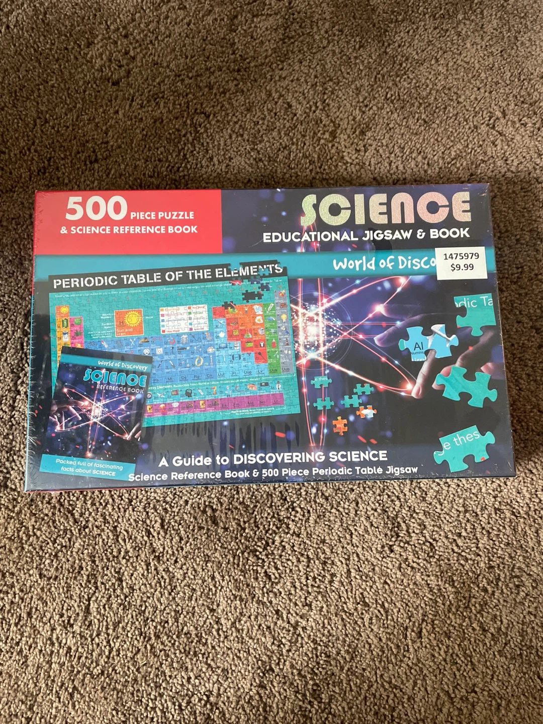 Science Educational Jigsaw & Book - 500 Piece Periodic Table