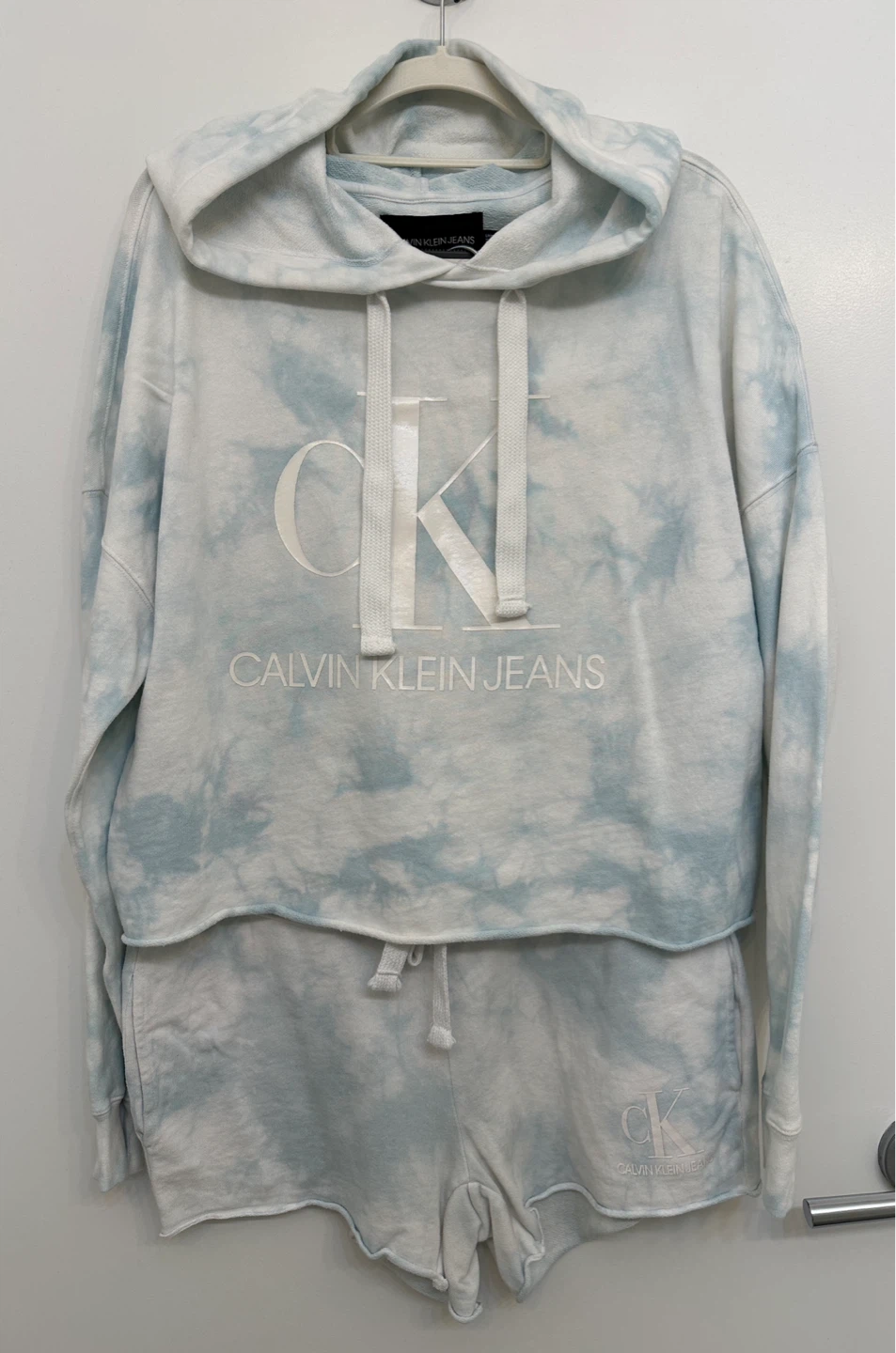 Calvin Klein Jeans Tie-Dye Hoodie & Shorts Set