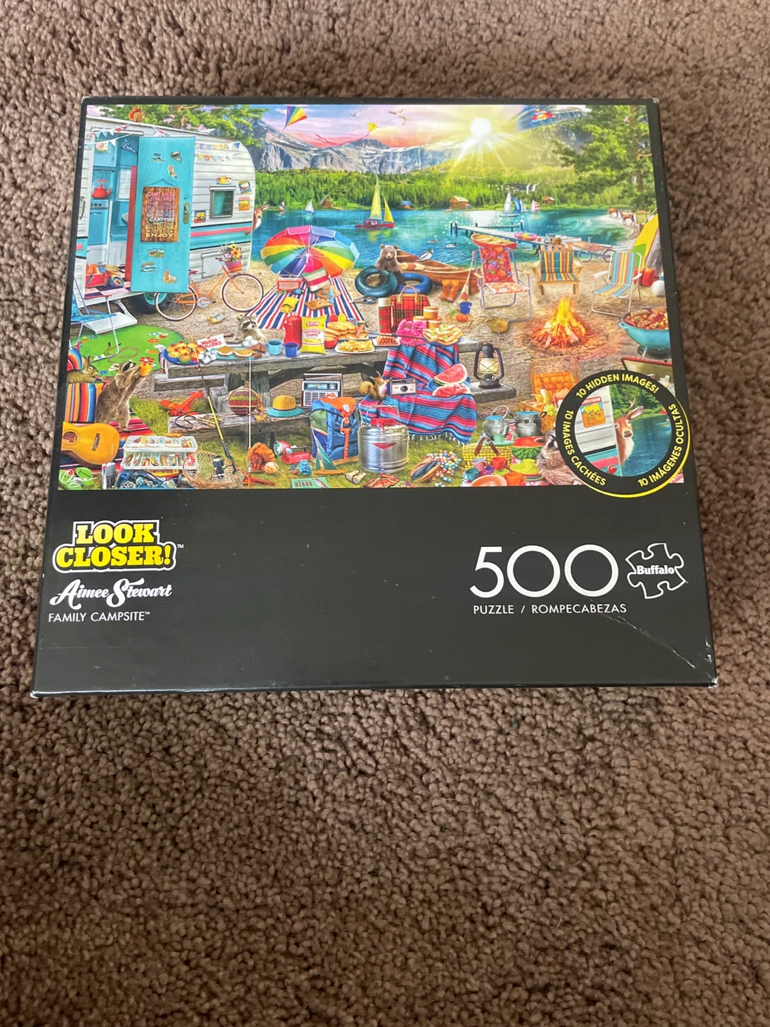 Buffalo Games "Family Campsite" 500 Piece Jigsaw Puzzle