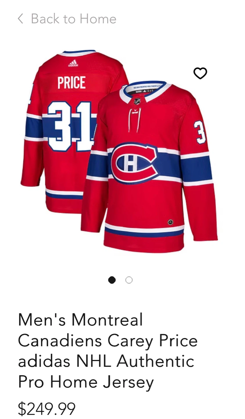 Montreal Canadiens Authentic Pro Home Jersey Size 50 - photo 4