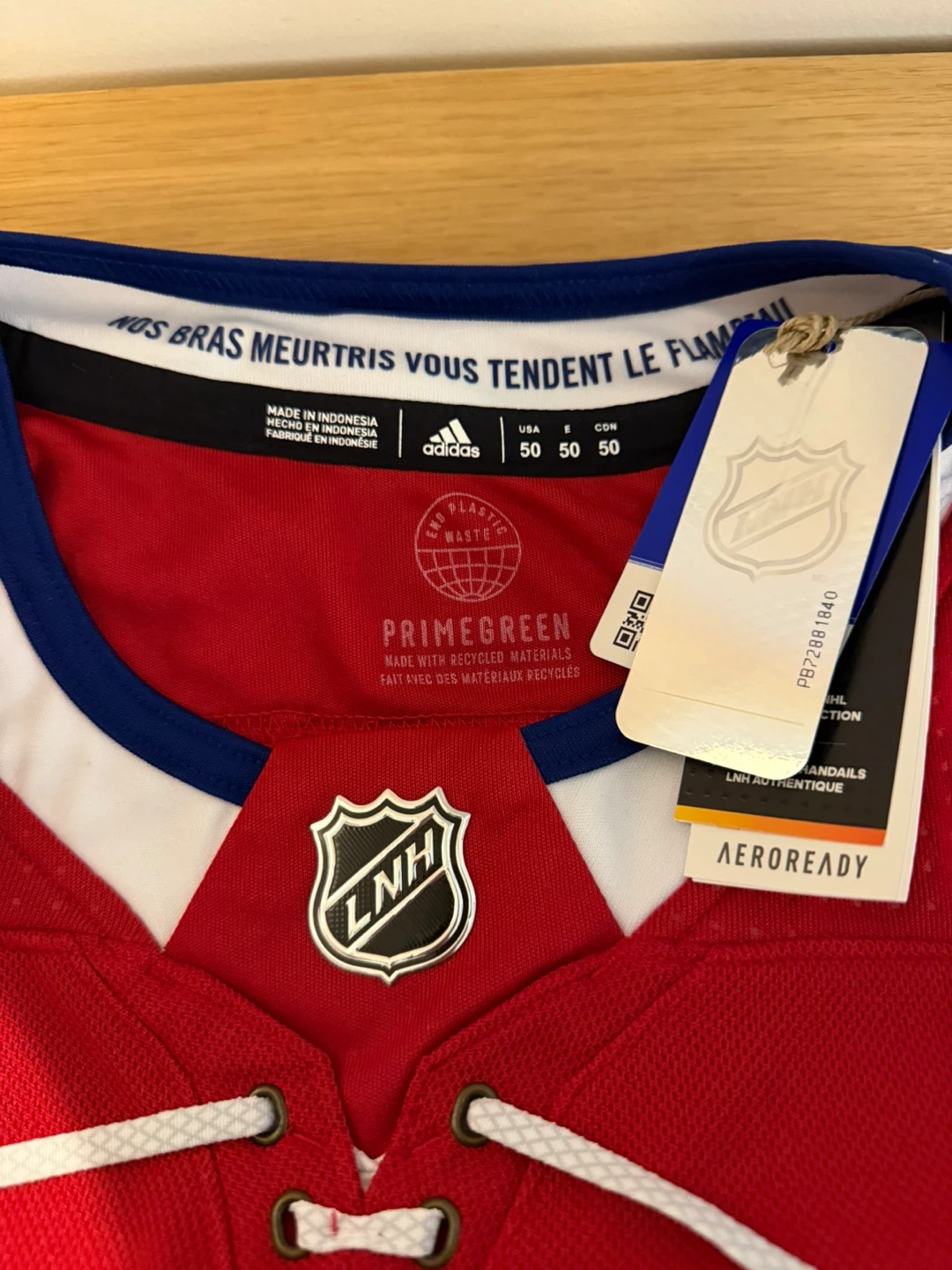Montreal Canadiens Authentic Pro Home Jersey Size 50 - photo 3