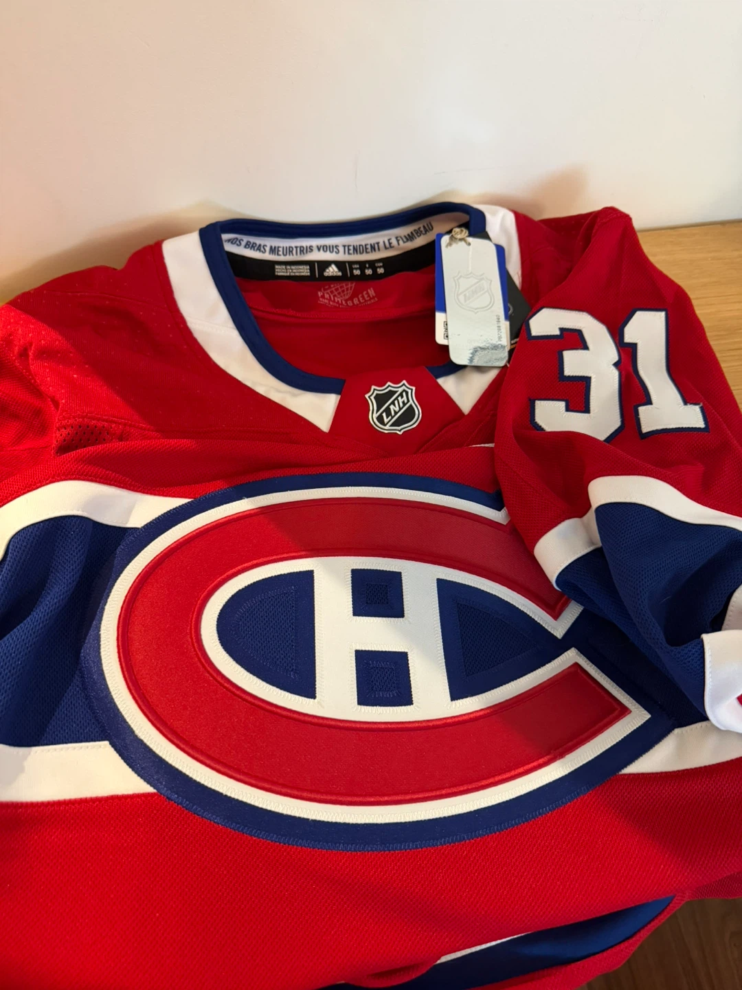 Montreal Canadiens Authentic Pro Home Jersey Size 50