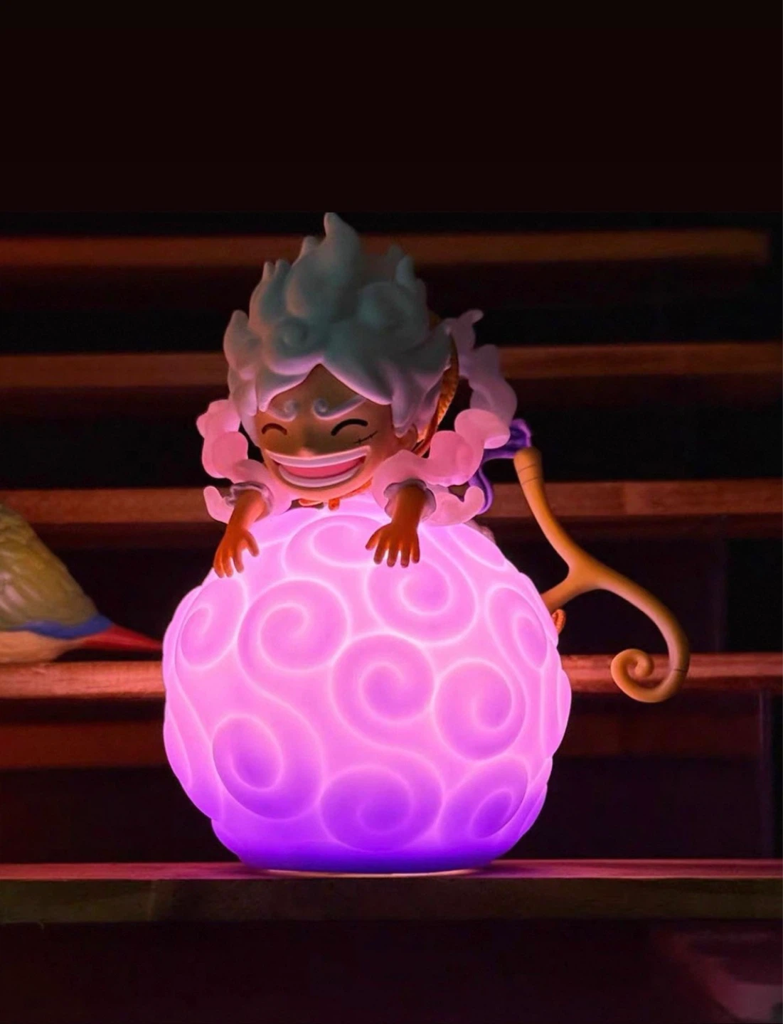 Luffy Figure with Glowing Devil Fruit